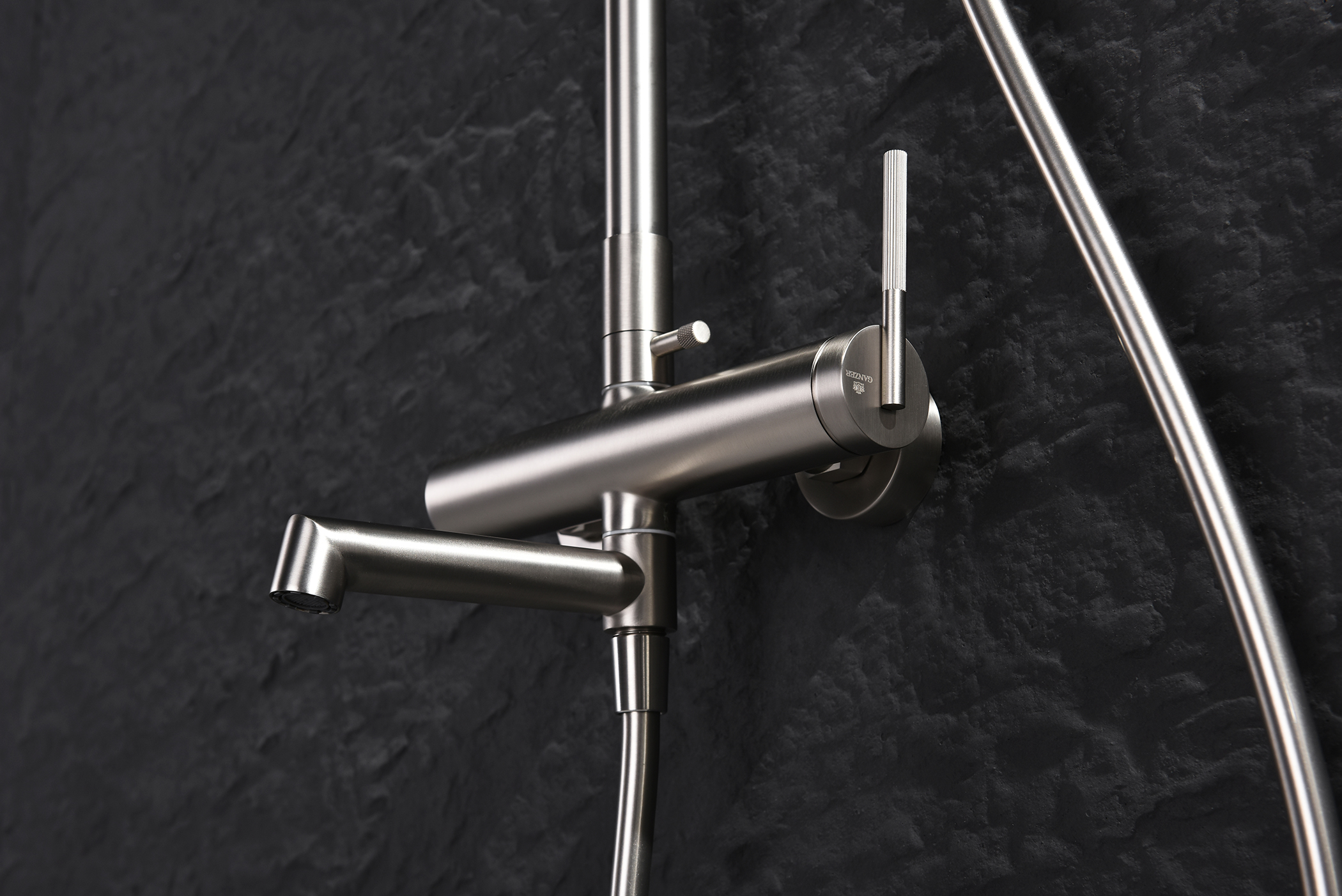 19162-G Душевая система (САТИН) GANZER (5/1шт)