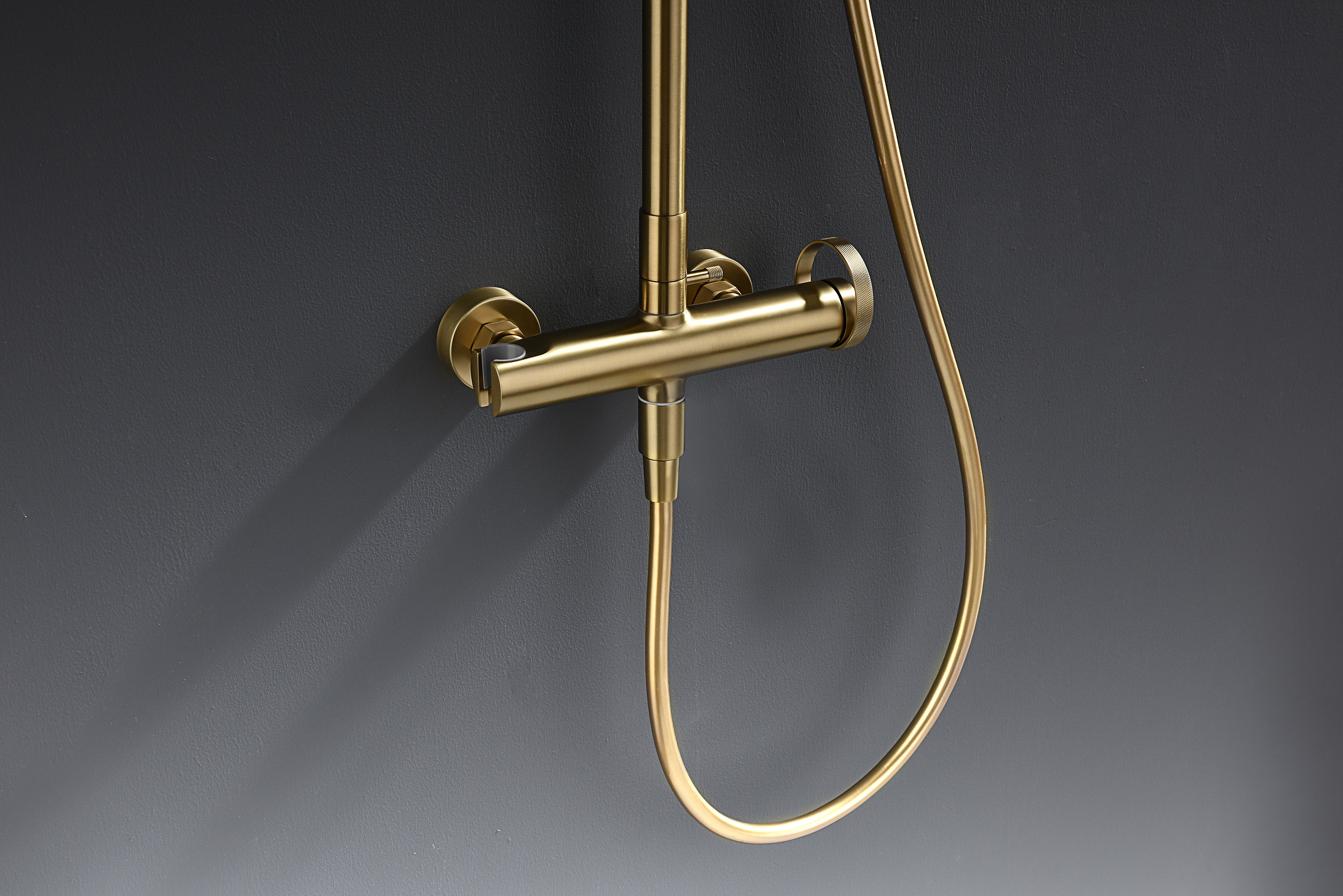 19160-S Душевая система без излива (Мат. Золото) GANZER (5/1шт)