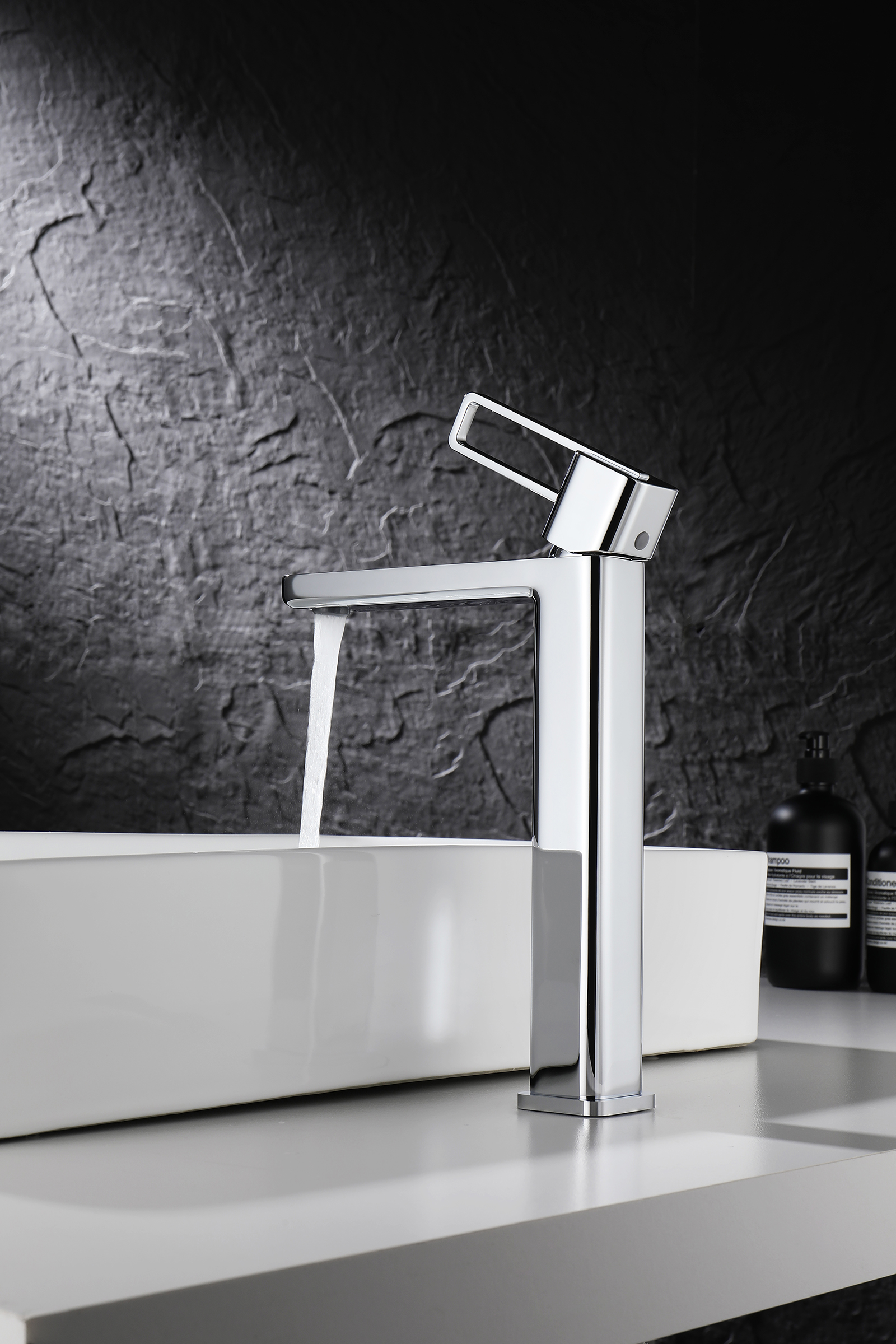 12112 Смеситель од. для раковины-чаши (ХРОМ) GANZER (10/1шт)