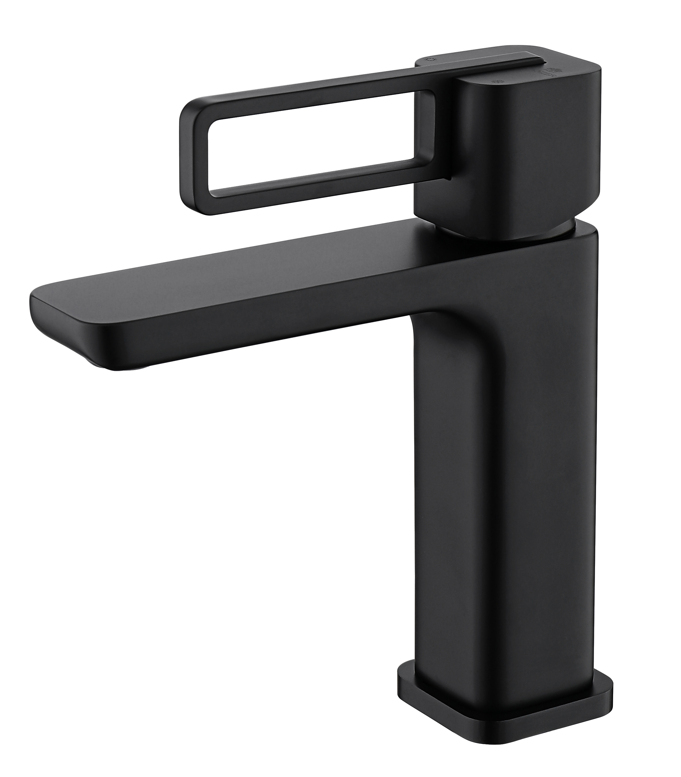 12111-C Смеситель од. для раковины (ЧЕРНЫЙ) GANZER (10/1шт)