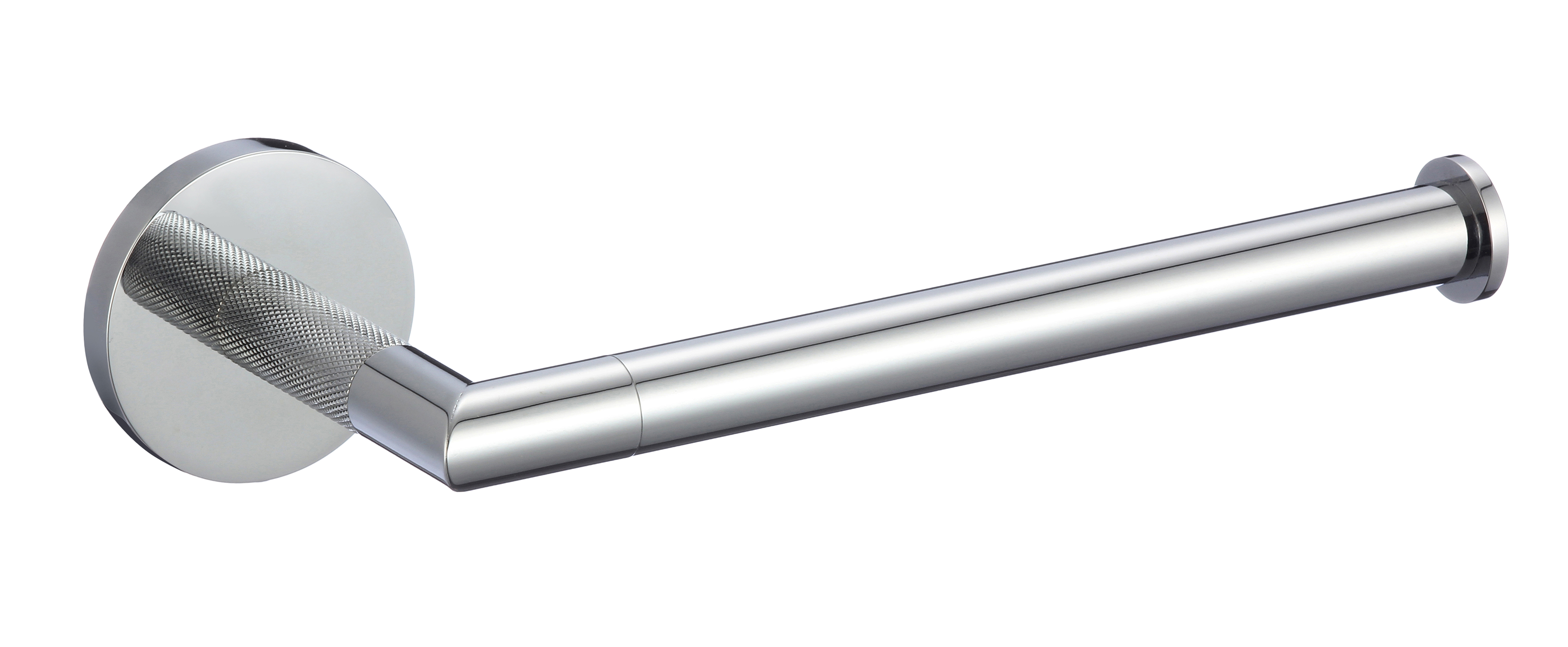 19532 Держатель для туалетной бумаги БЕЗ крышки (ХРОМ) GANZER  (20/1шт)