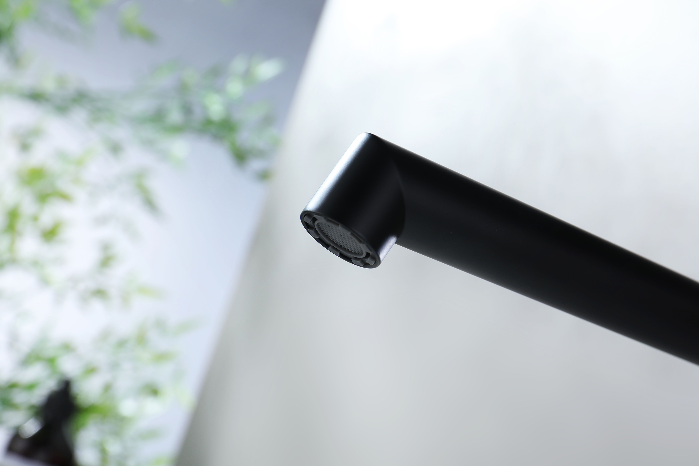 19144-C Встроенный смес для рак. (ЧЕРНЫЙ) GANZER  (10/1шт)