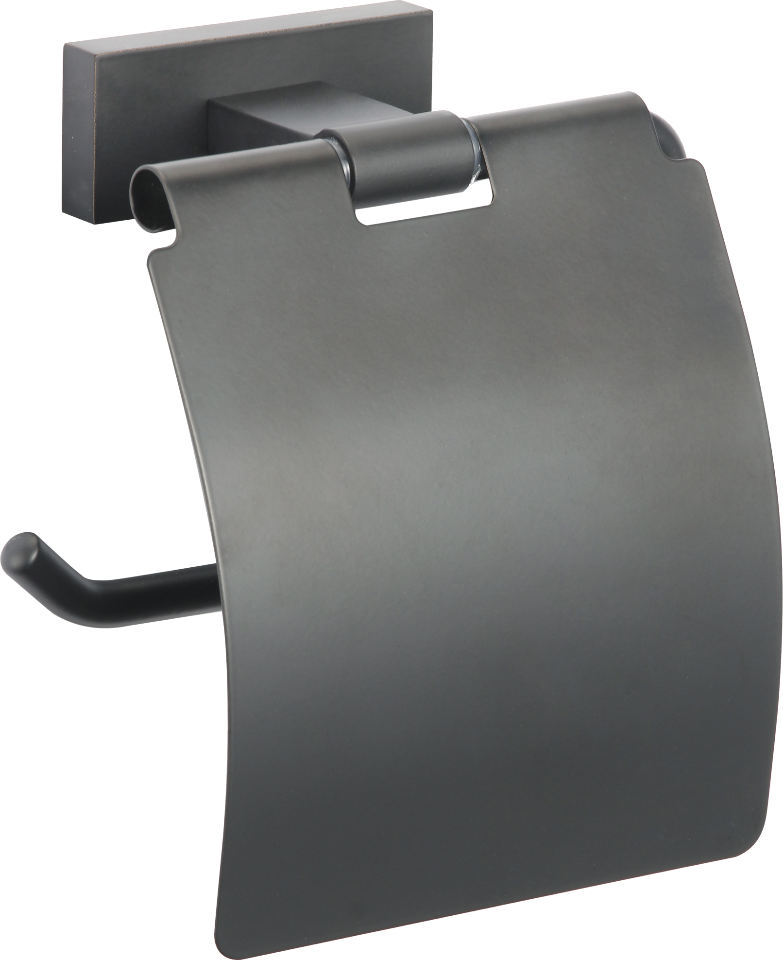 88030-C Б/держатель с крышкой (ЧЕРНЫЙ) GANZER (20/1шт)