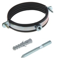 Хомут с дюбелем 1" (32-36) ViEiR (160/20шт)