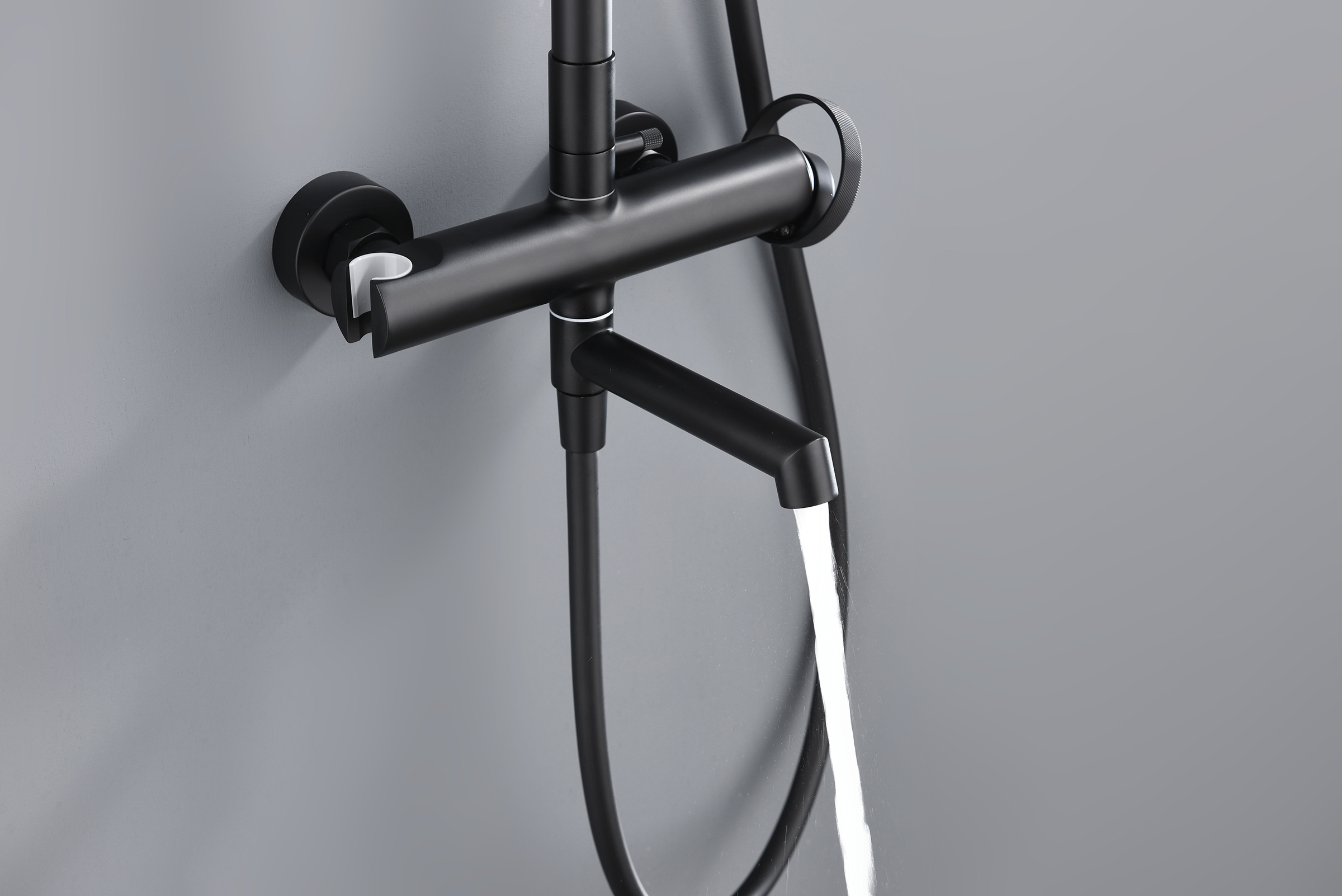 19162-C Душевая система (ЧЕРНЫЙ) GANZER (5/1шт)