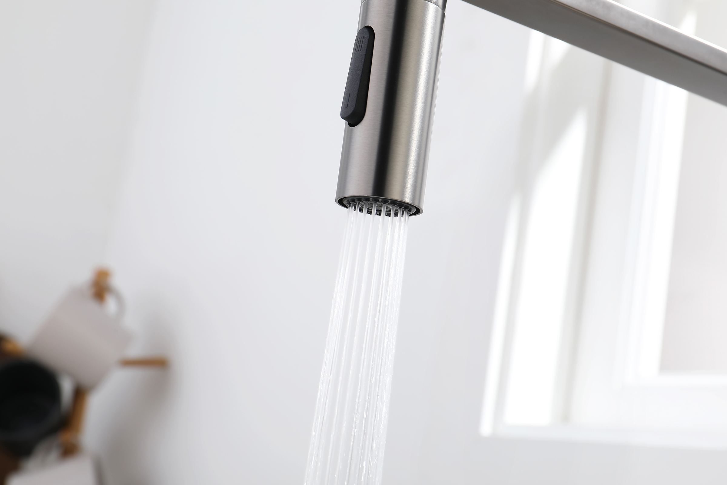 07126-Q Смеситель для кухни с гиб. МАГНИТ. изливом (ГРАФИТ+ЧЕР.) GANZER (10/1шт)