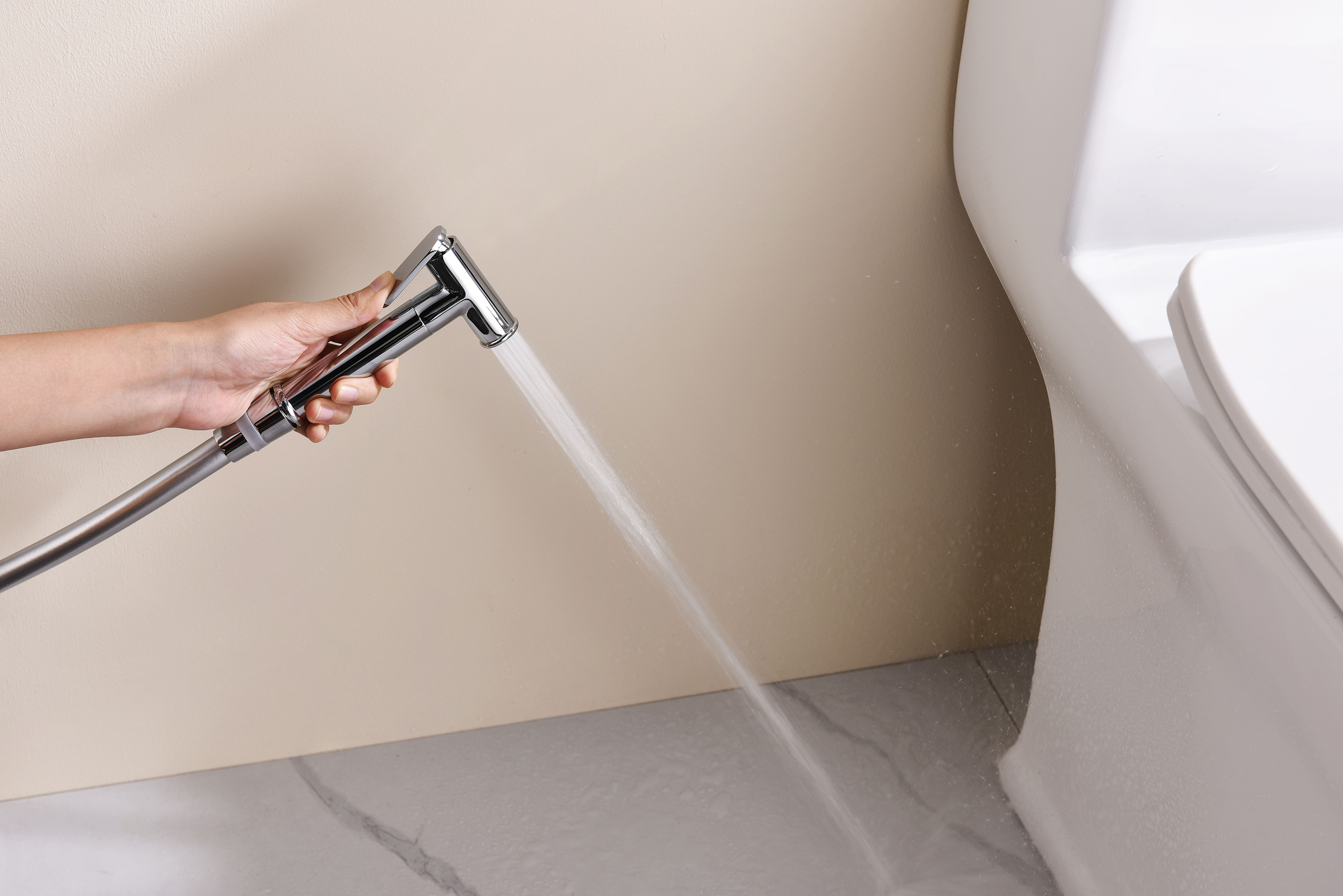 19157 Смеситель встраиваемый с ГИГ. душем (ХРОМ) GANZER (10/1шт)