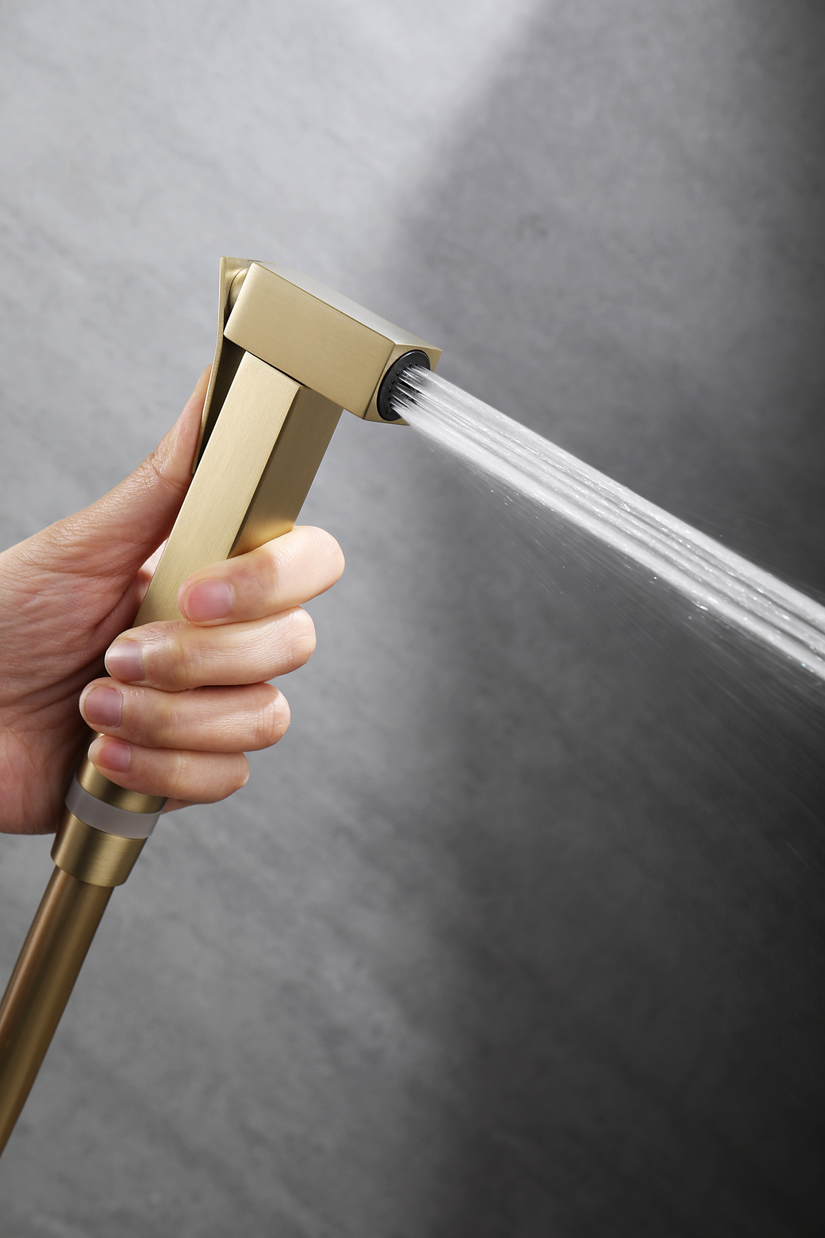 44157-S Смеситель встраиваемый с ГИГ. душем (Мат. Золото) GANZER (10/1шт)