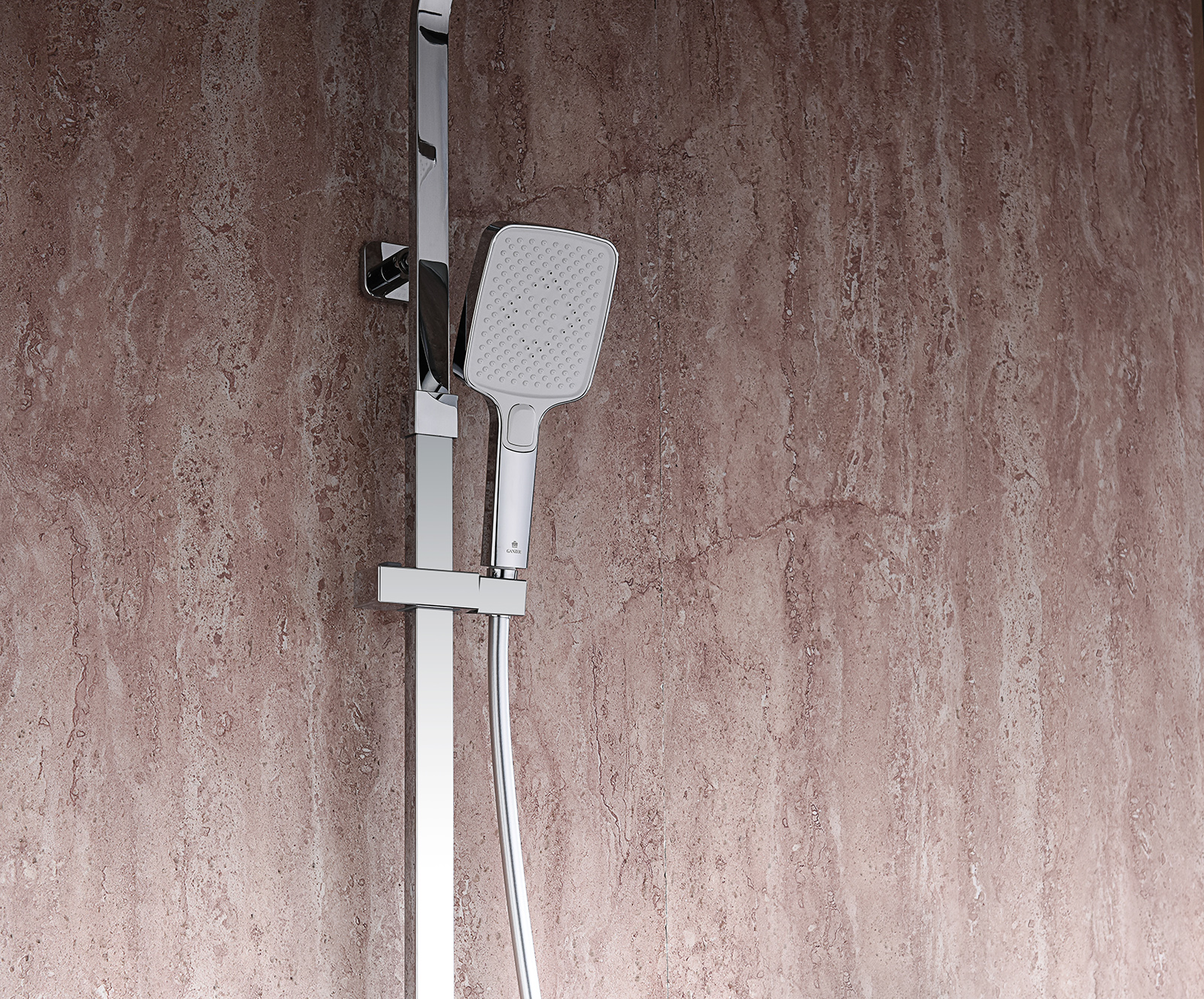 44161-F Душевая система (БЕЛЫЙ) GANZER (5/1шт)
