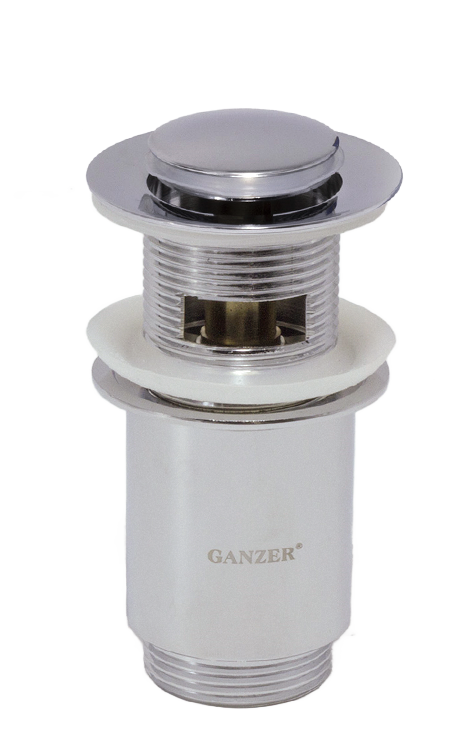 Донный клапан с перел. GANZER  F-5   КРУГЛ/МАЛ