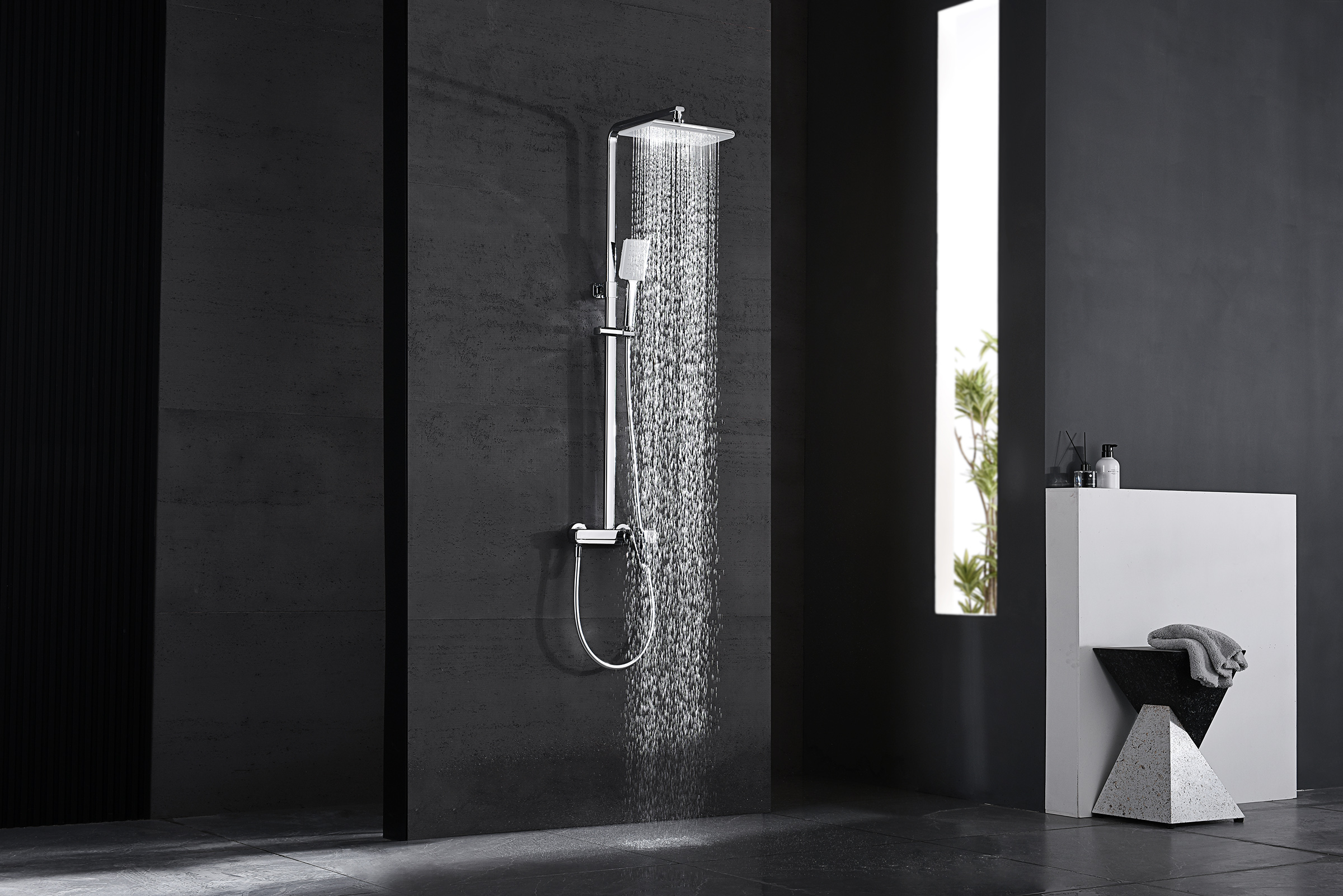 02162 Душевая система (ХРОМ) GANZER (5/1шт)