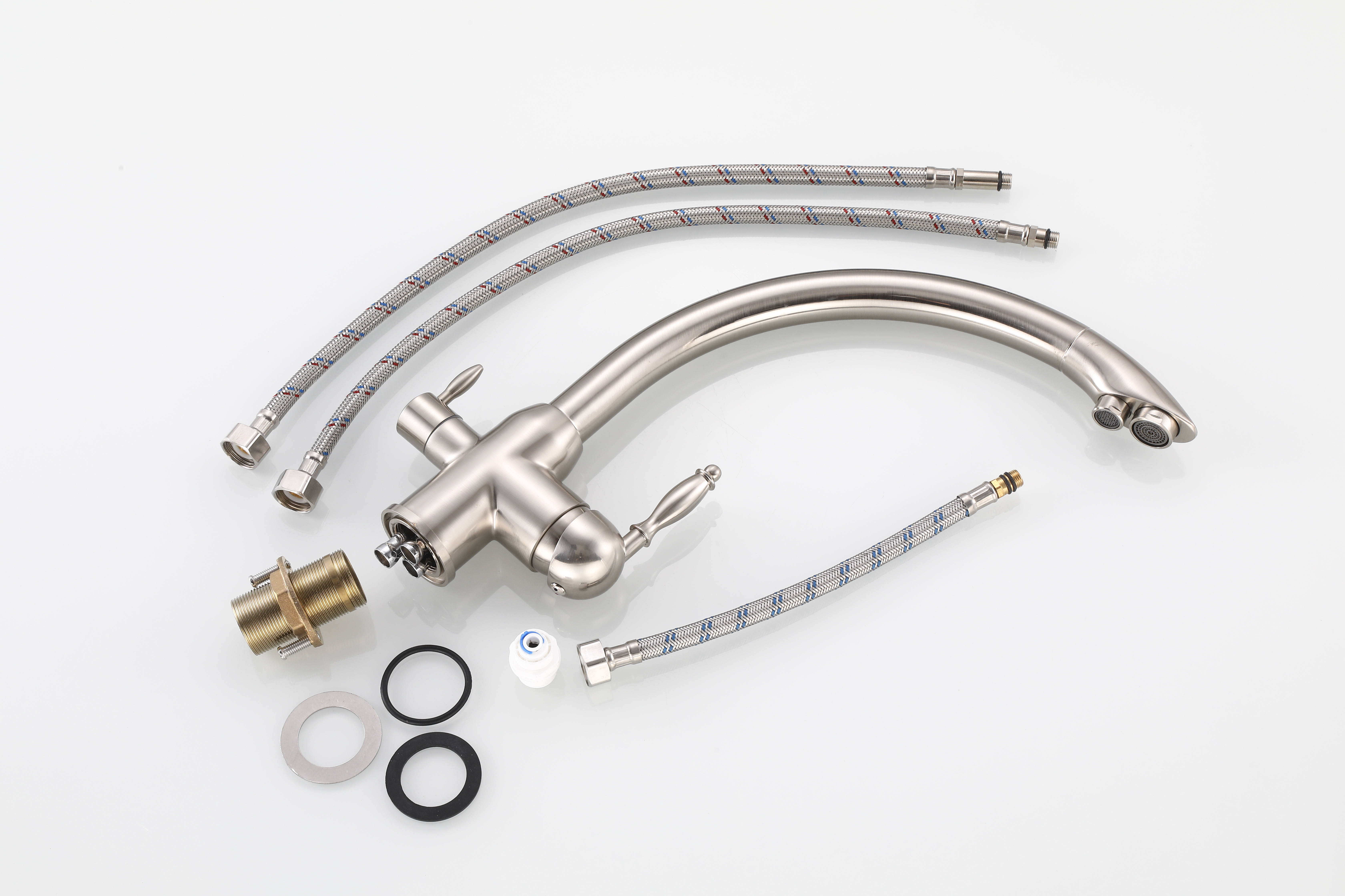 15083-G Смеситель  под. фильт (САТИН) HANSEN  (10/1шт)