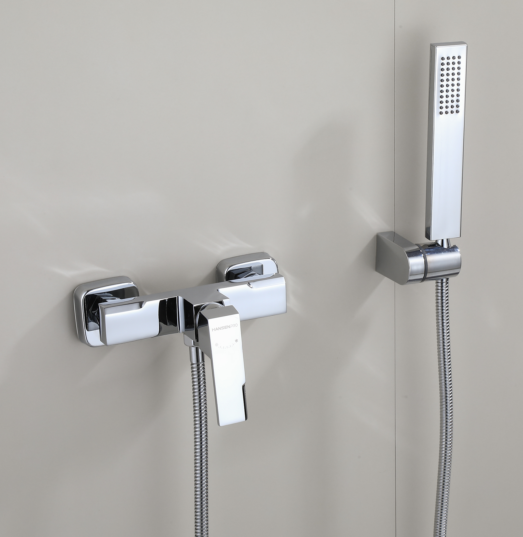 20095 Смеситель од. для душа (ХРОМ) HansenPRO (10/1шт)