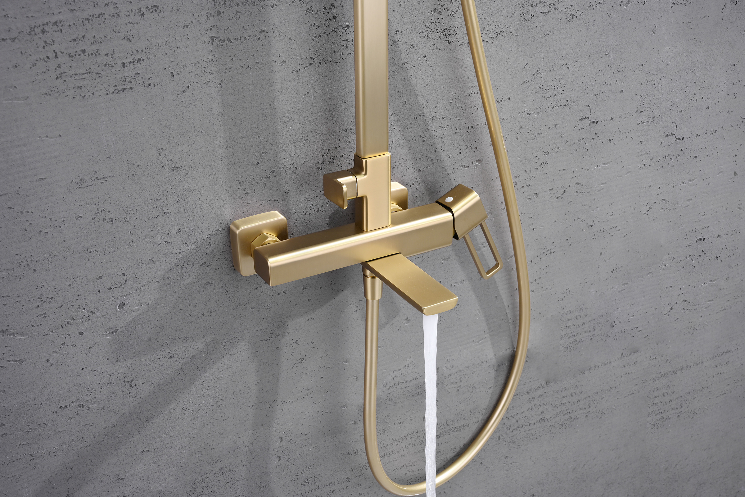 12163-S Душевая система (Мат. Золото) GANZER (5/1шт)