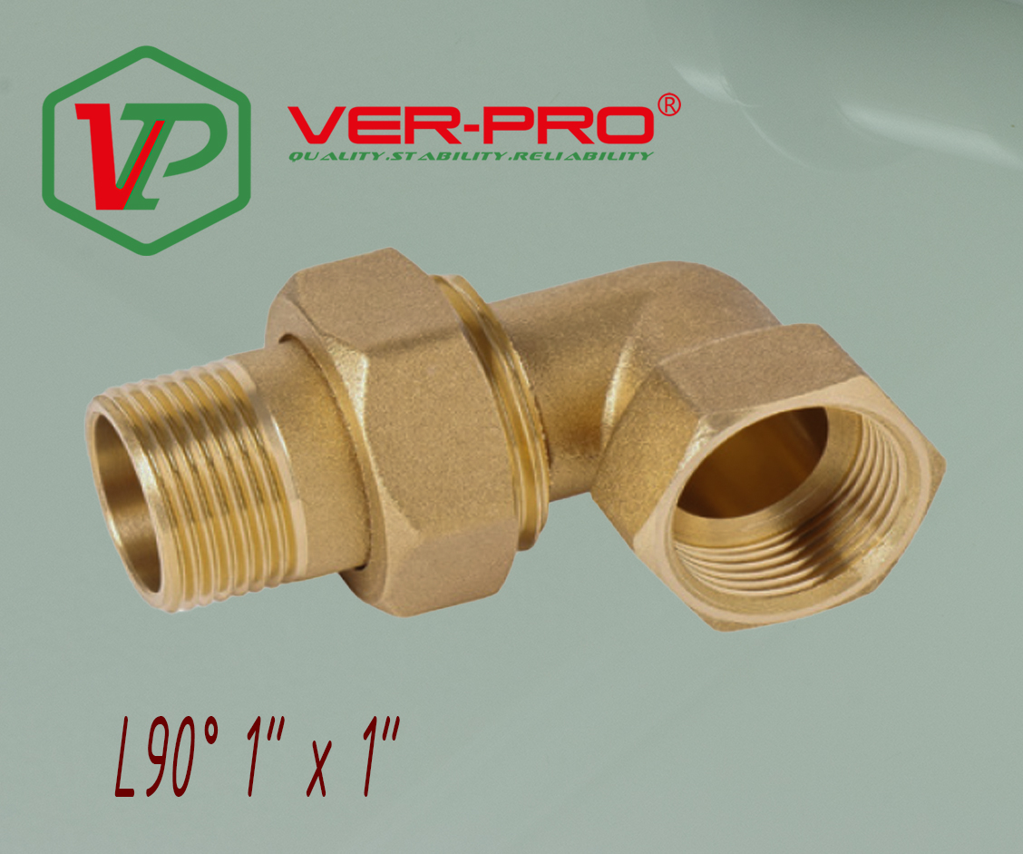 Угловая американка латун  1" г. х  1" ш. ViEiR  (32/4шт)