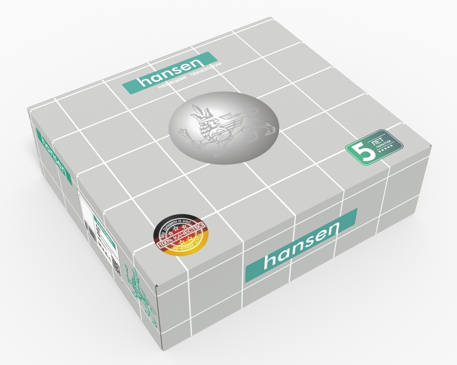 32016 Смеситель для ванны пов. (ХРОМ) HANSEN (10/1шт)