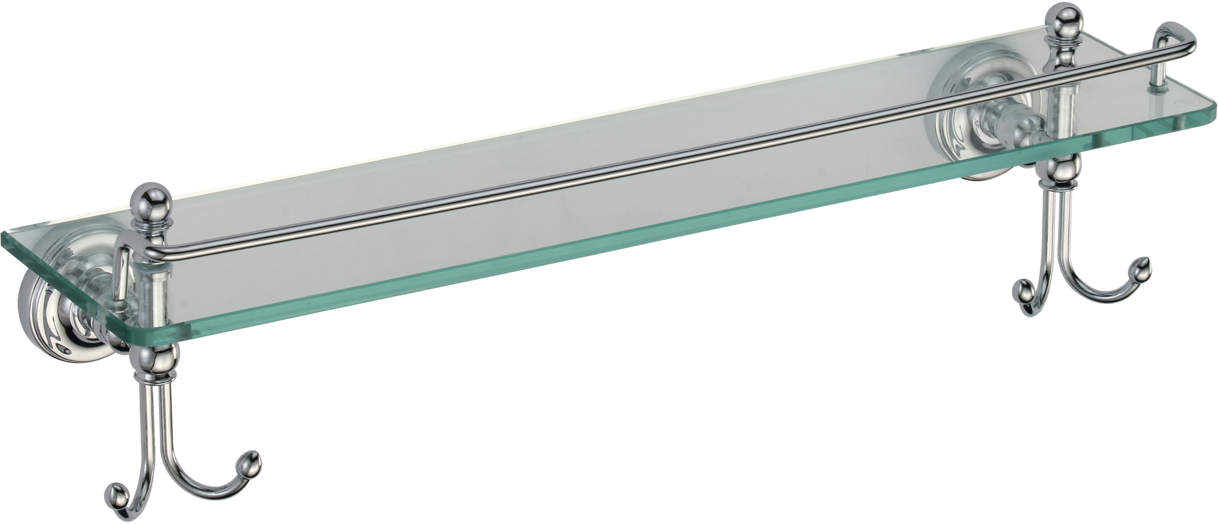 31007  Полка стеклянная GANZER  (10/1шт)