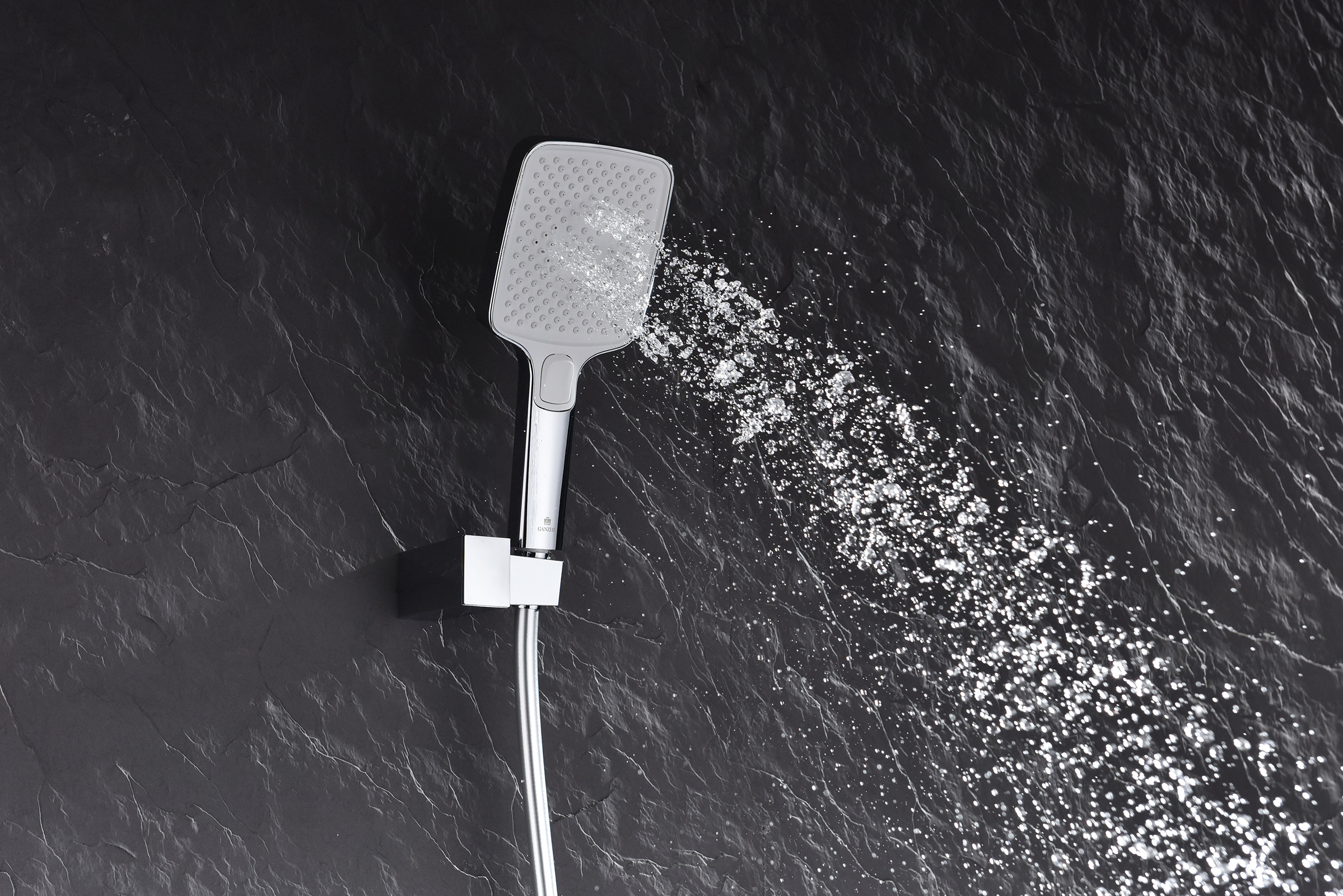 44165 Смеситель встраиваемый для душа с 3-функ. (ХРОМ) GANZER (6/1шт)