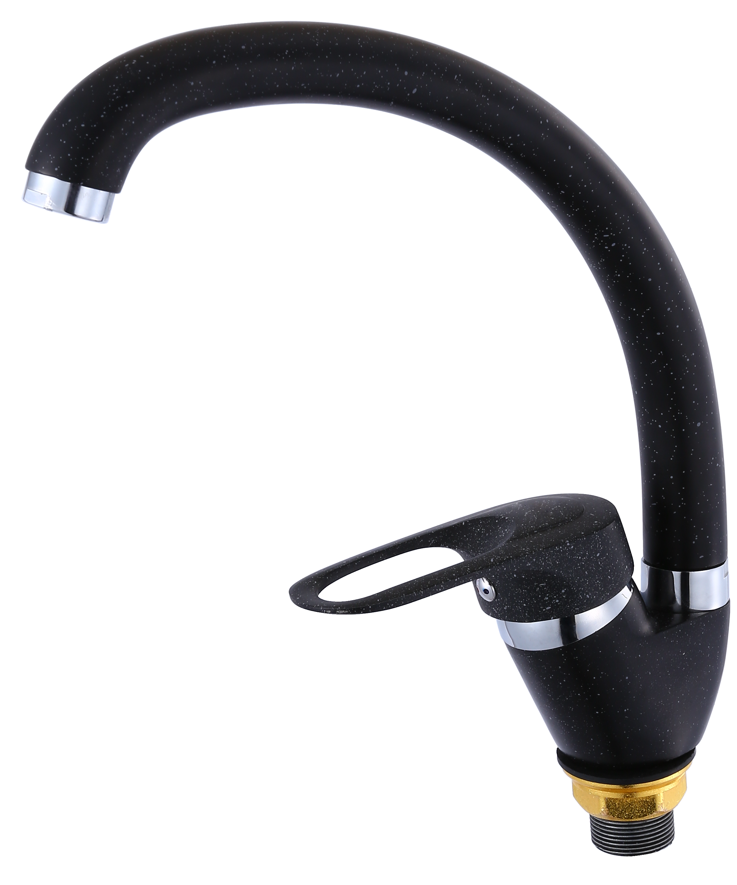 59030-C Смеситель для кухни (ЧЕРНЫЙ) HANSEN  (10/1шт)