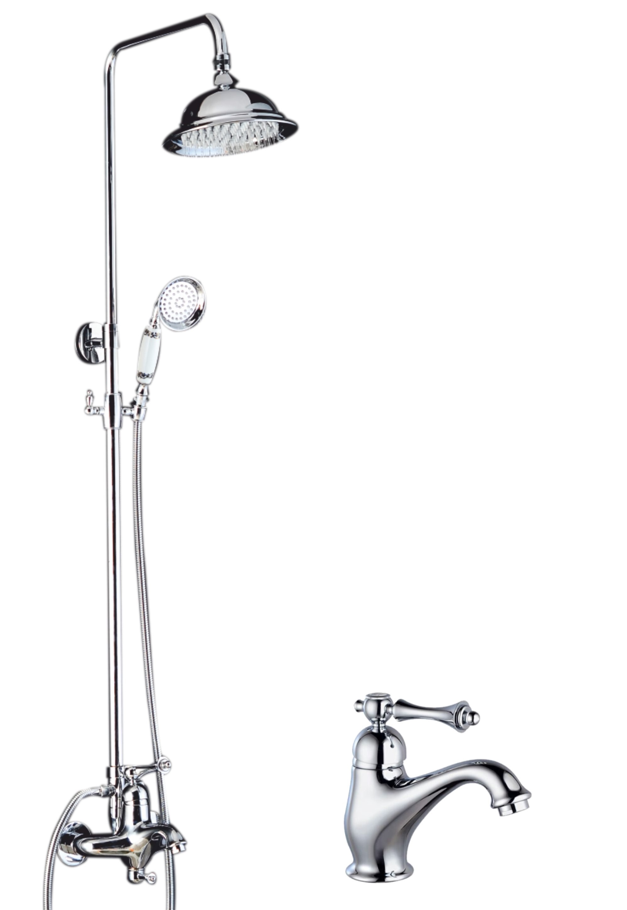 77067 Душевой релинг с раковиной  "GANZER"  (4/1шт) Л/К