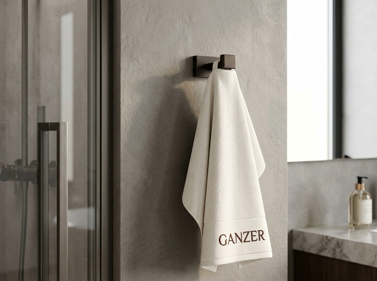 88051-C Крючок одинарный (ЧЕРНЫЙ)  GANZER  (20/1шт)