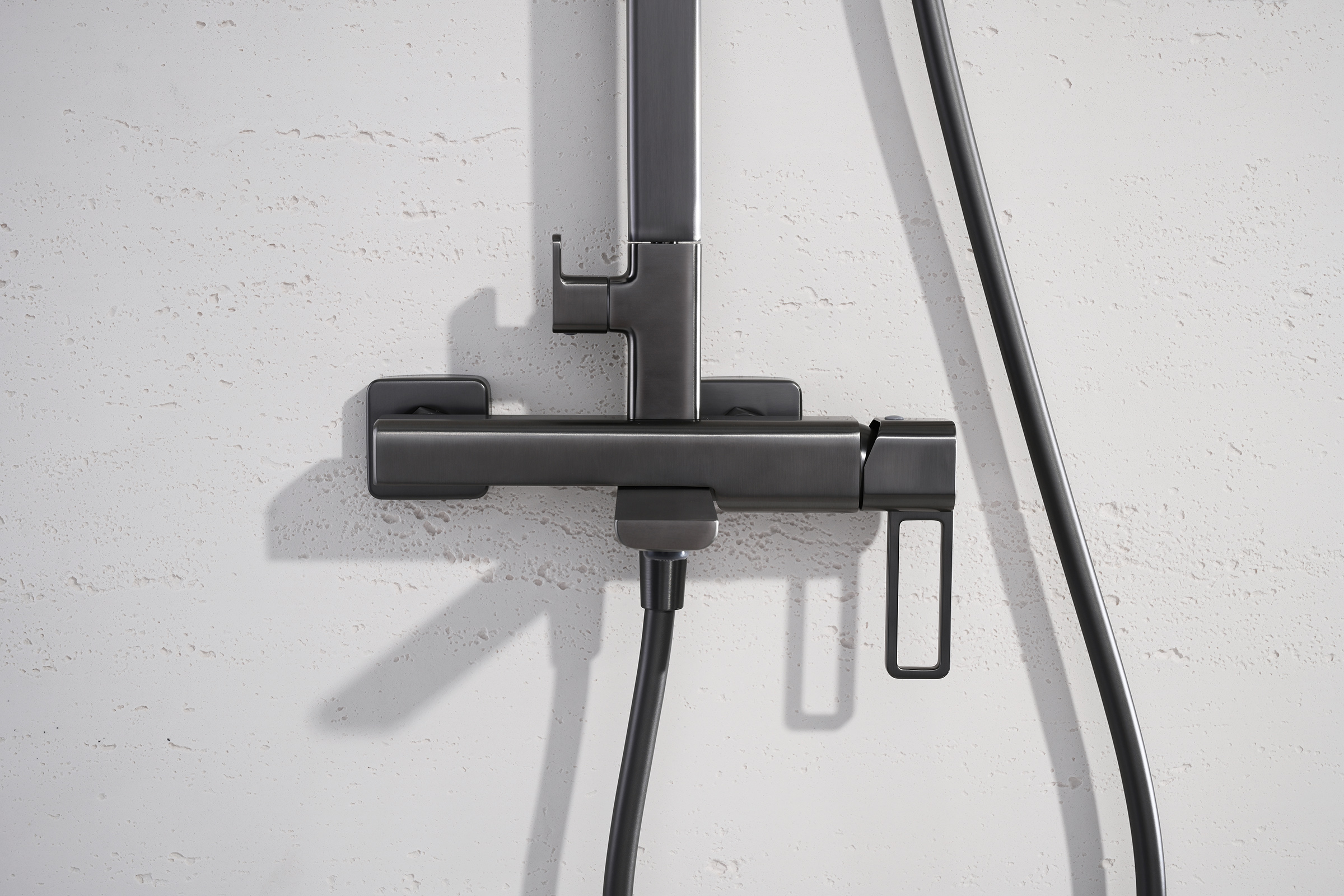 12163-Q Душевая система (ГРАФИТ) GANZER (5/1шт)