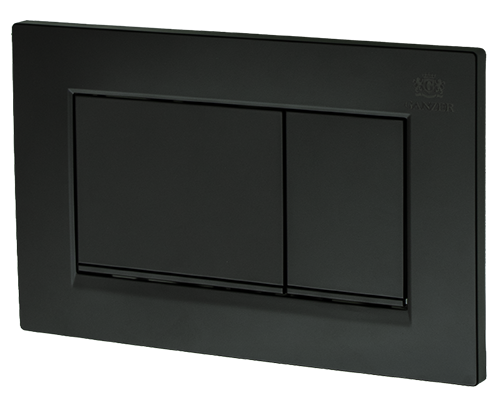 Кнопка для инсталляции СМАРТ,  с КВАД. клав. (ЧЕРНЫЙ)  GANZER  (24/1шт)