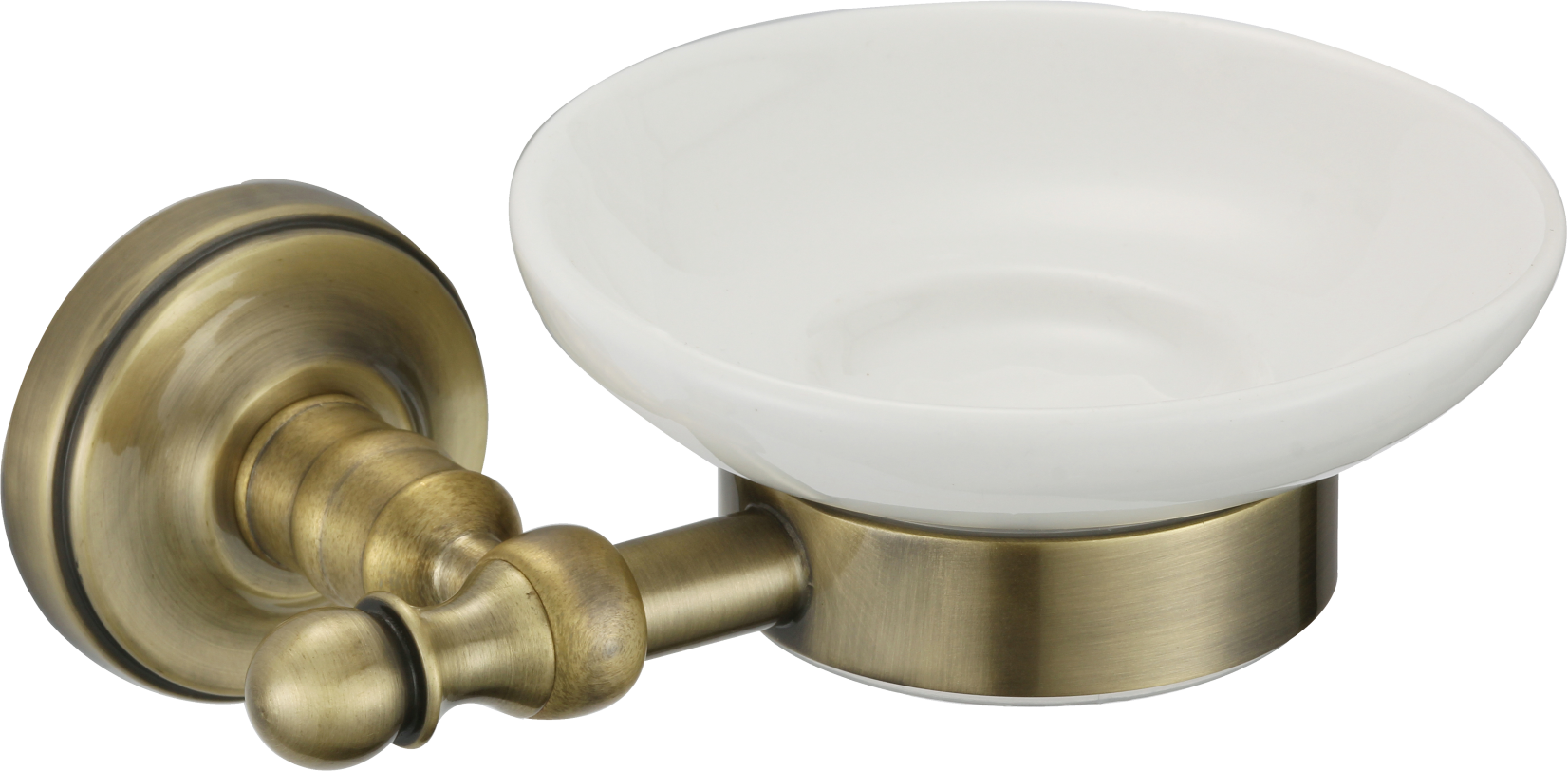 31020-D Мыльница стекло (настенный) (БРОНЗА) GANZER (20/1шт)