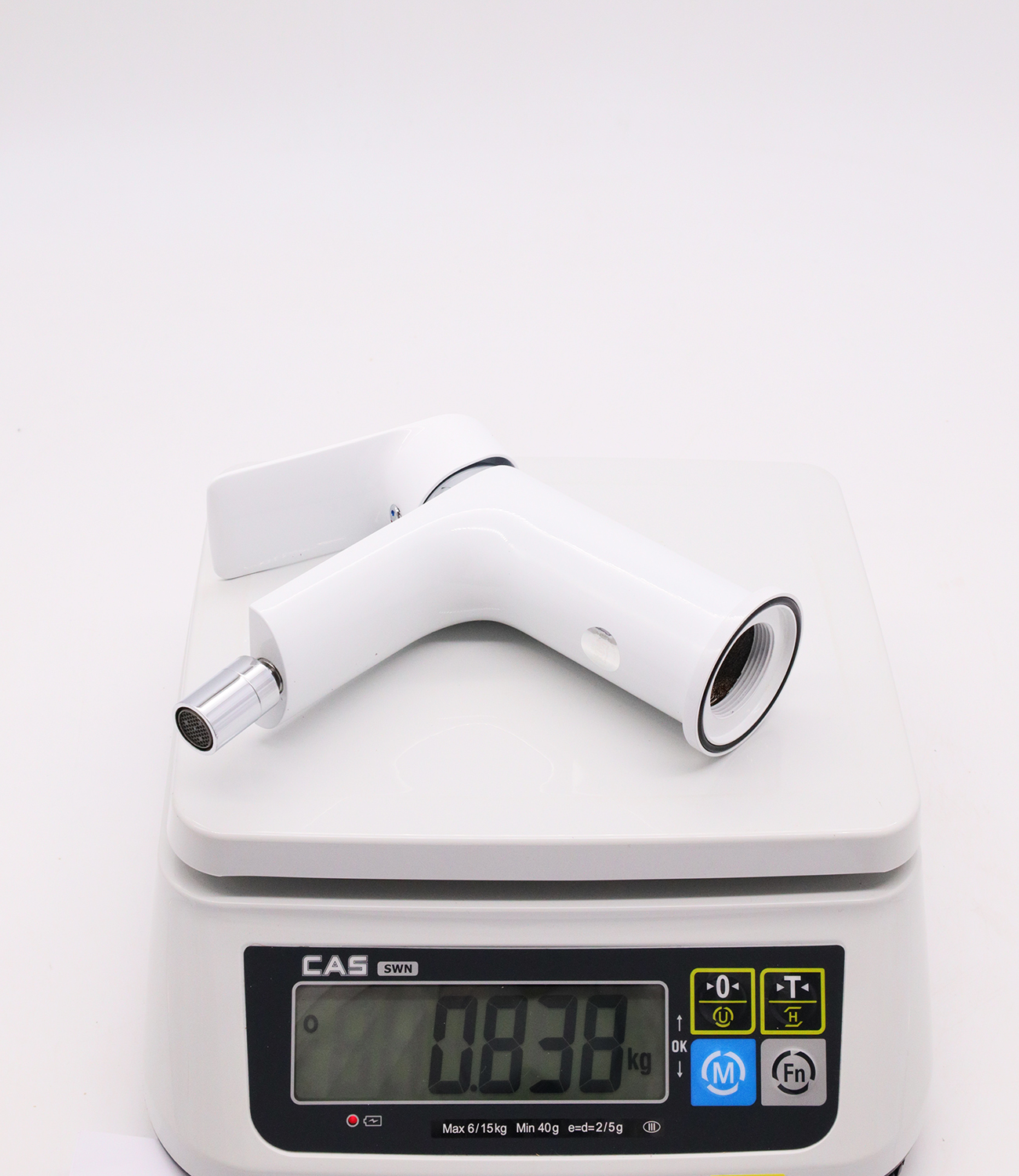 21051-F Смеситель для биде (бел.+хром) "GANZER"  (10/1шт) Л/К