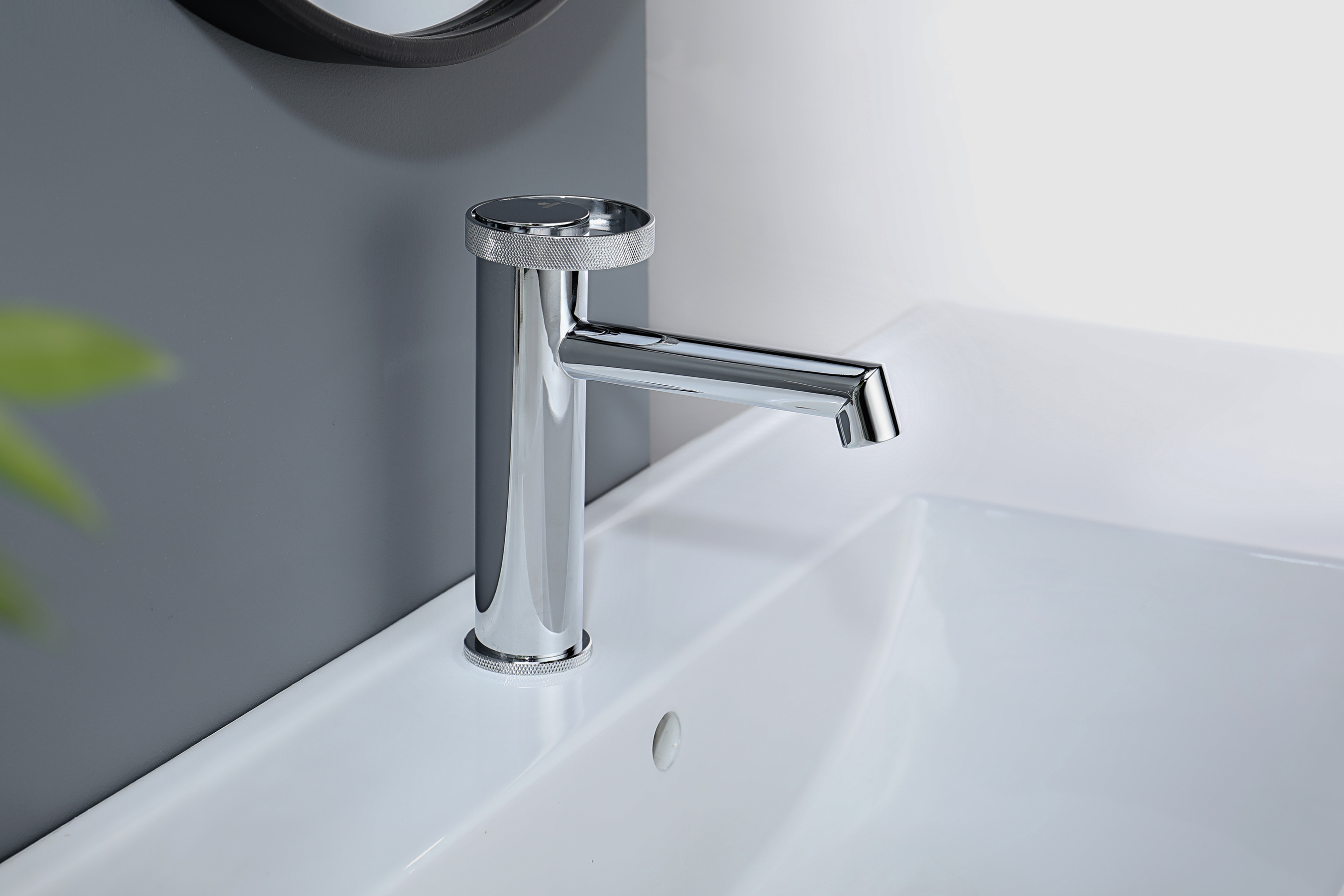 19111 Смеситель од. для раковины (ХРОМ) GANZER (10/1шт)