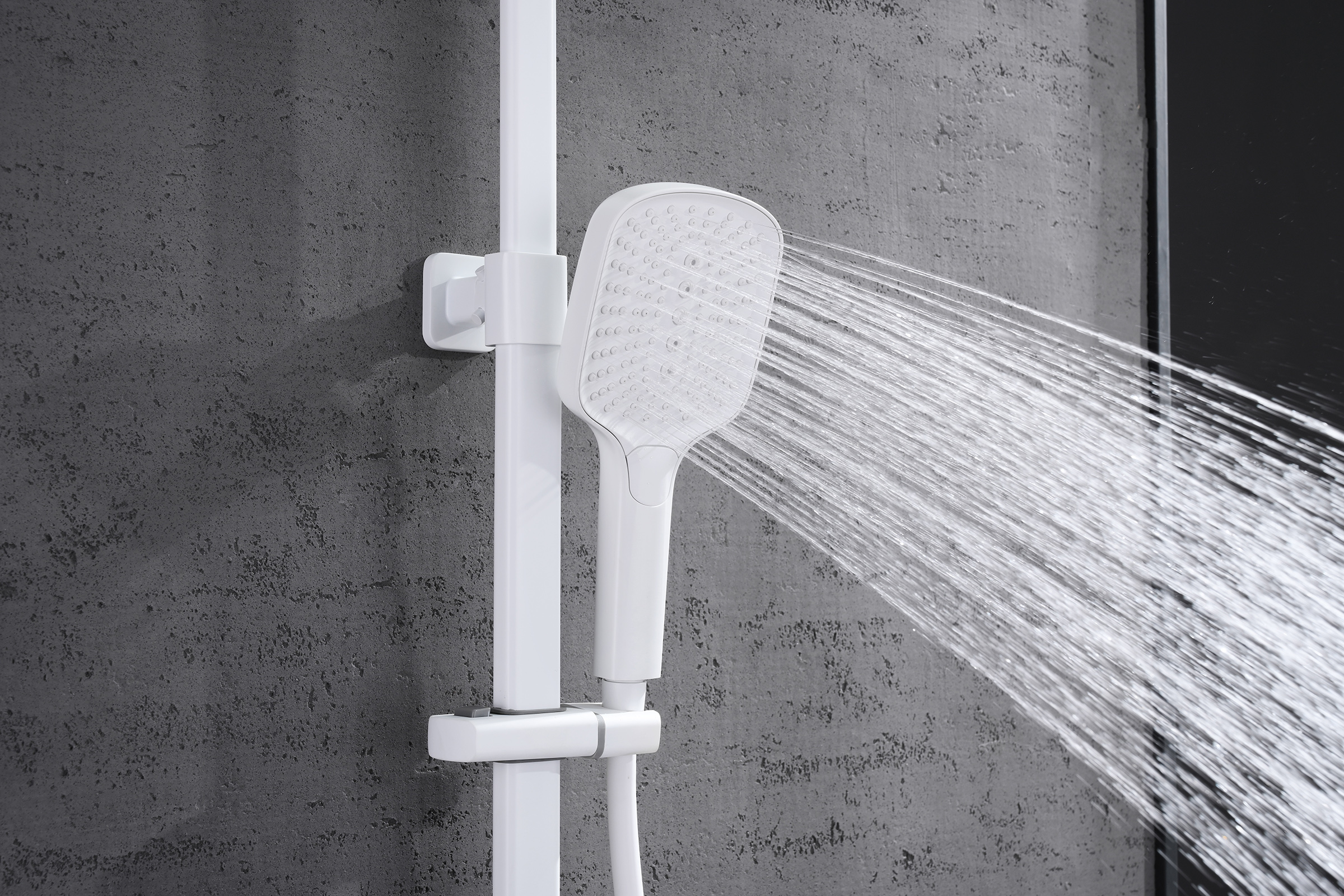 12163-F Душевая система (БЕЛЫЙ) GANZER (5/1шт)