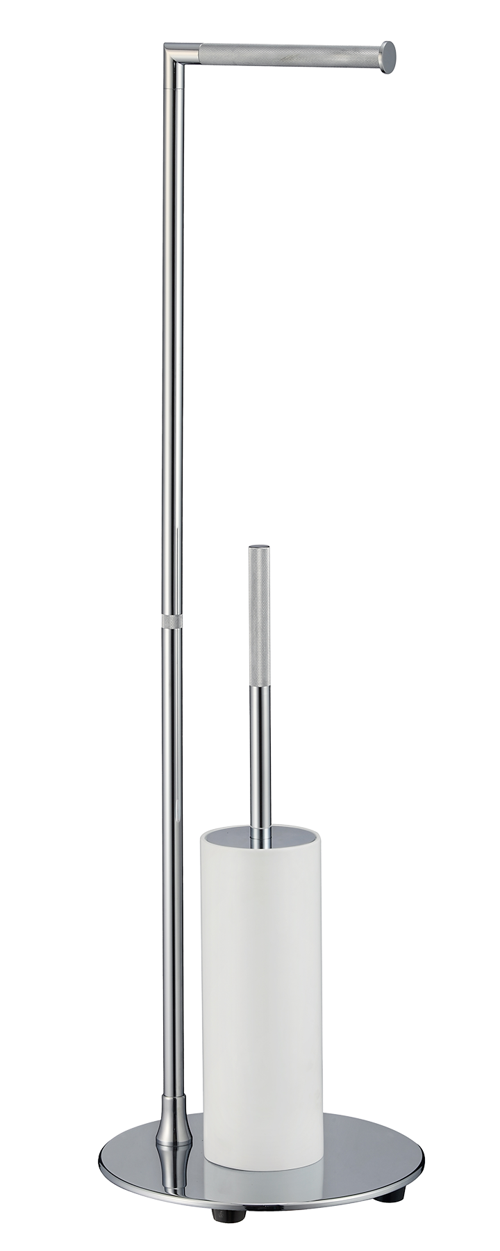 19537 Стойка напольный (ерш,б/держ.) ХРОМ  GANZER (4/1шт)