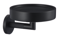 19520-C Мыльница кварил.  (ЧЕРНЫЙ) GANZER  (10/1шт)