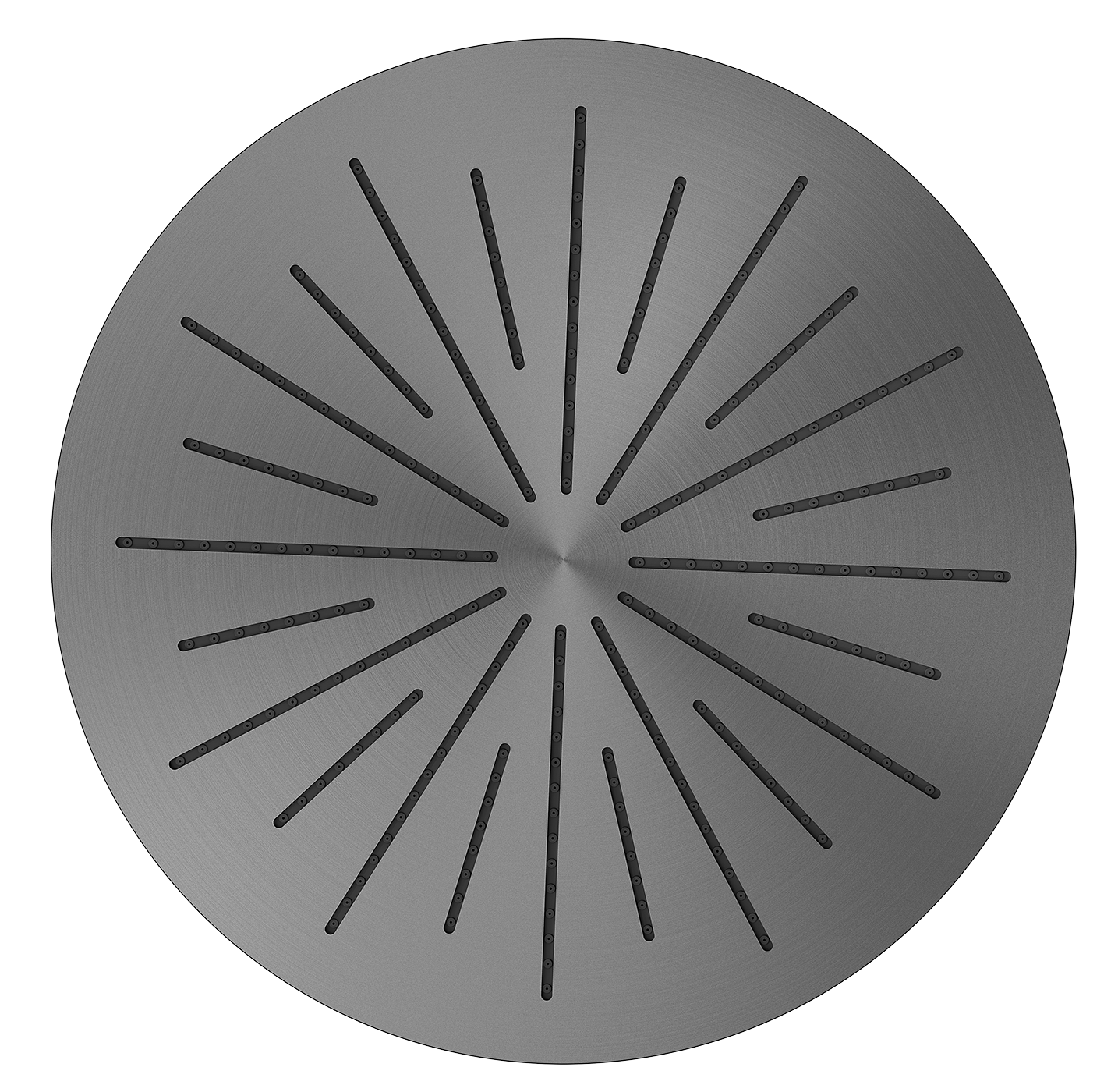 18430-Q Тропическая лейка, круглая 32см (ГРАФИТ)  GANZER  (6/1шт)