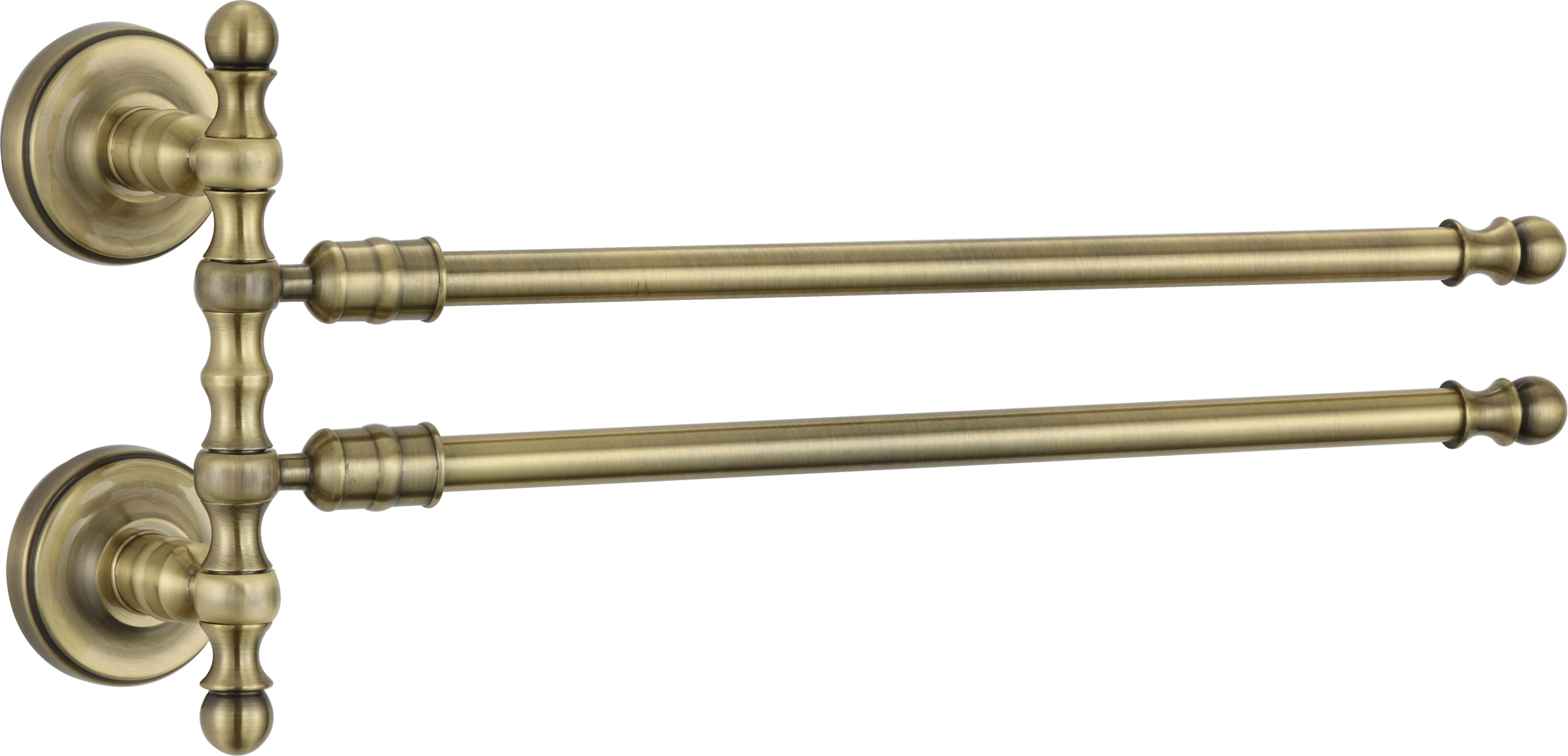 31012-D П/держатель поворот. 2-ной (БРОНЗА) GANZER  (10/1шт)