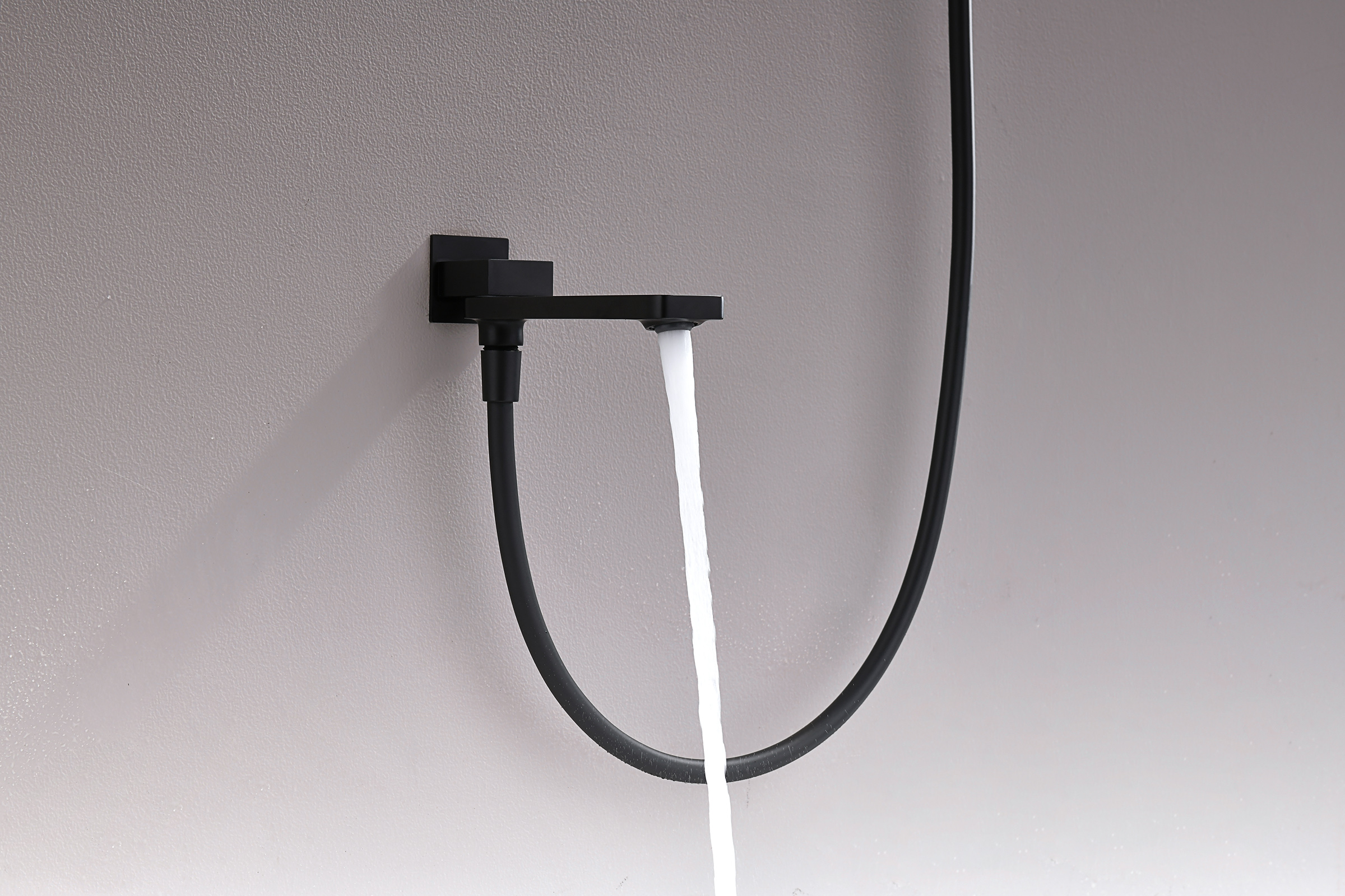 07165-C Смеситель встраиваемый для душа с 3-функ. (ЧЕРНЫЙ) GANZER (6/1шт)