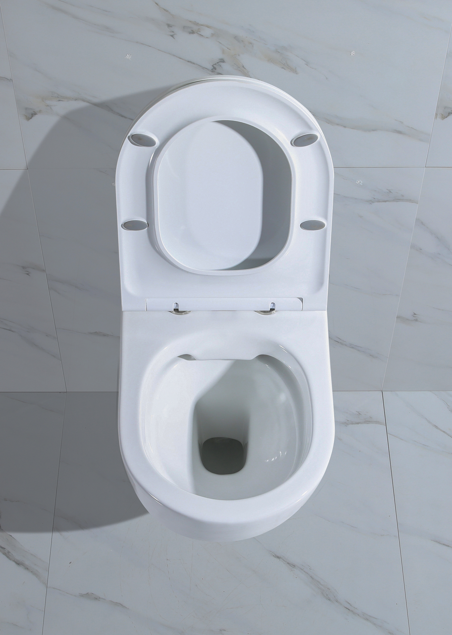 Унитаз подвесной, круглый (БЕЛЫЙ)  GANZER