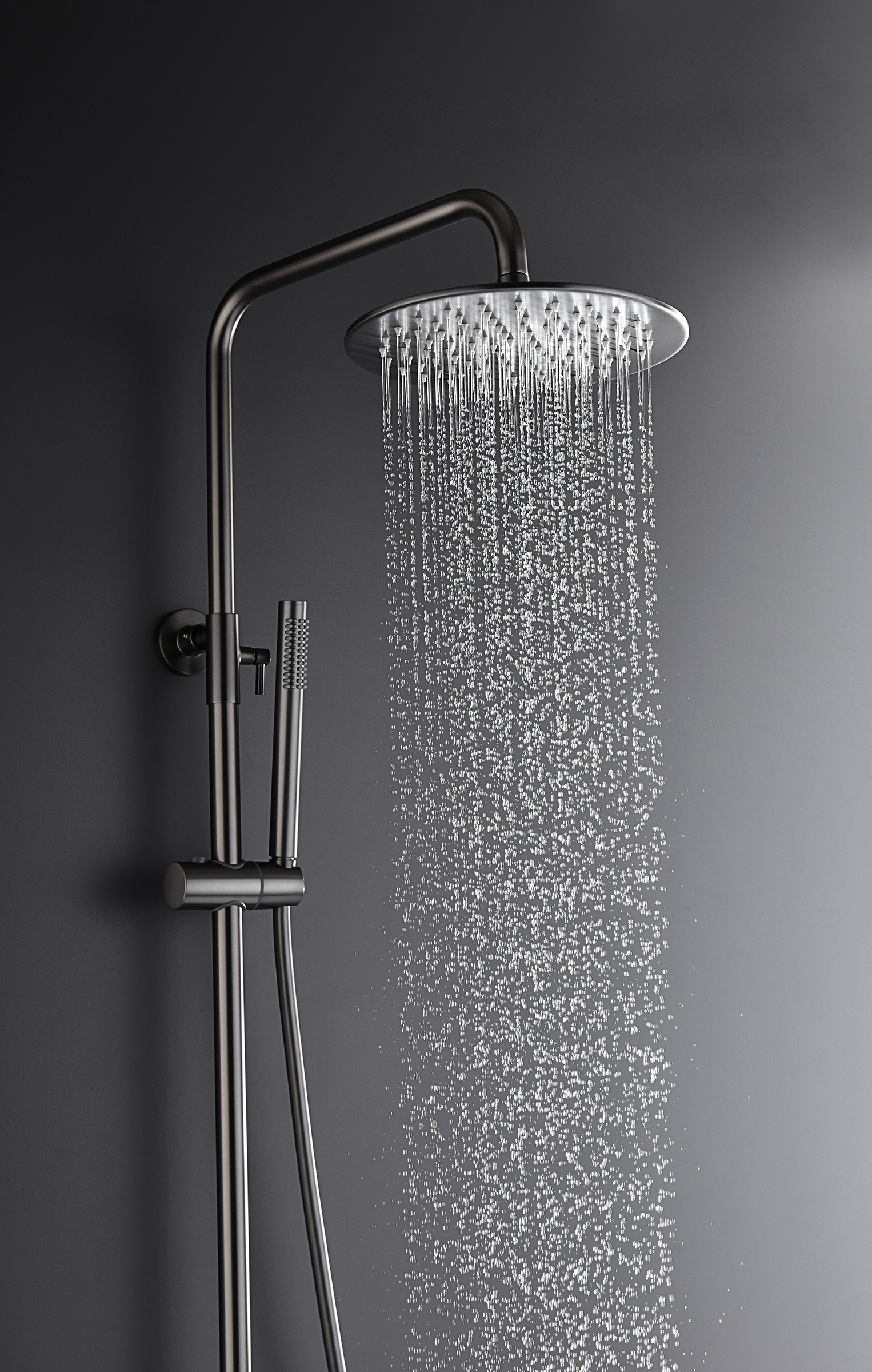 19170-Q Душевая система с термостатом (ГРАФИТ) GANZER (5/1шт)