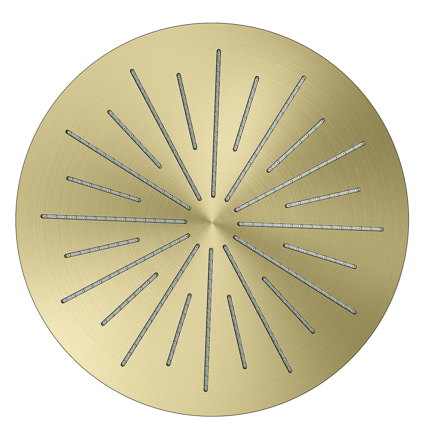18430-S Тропическая лейка, круглая 32см (Мат. Золото)  GANZER  (6/1шт)