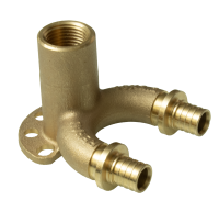 Р   (БРОНЗА) Проточный настенный уголок 16 х 1/2 вн.  РХ  (80/40/10шт)