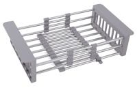 Коландер для мойки, раздвижной (СЕРЫЙ) HANSEN  (30/1шт)