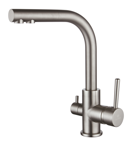 16025-G Смеситель  для кухни с фильт. САТИН  GANZER  (10/1шт)  Л/К