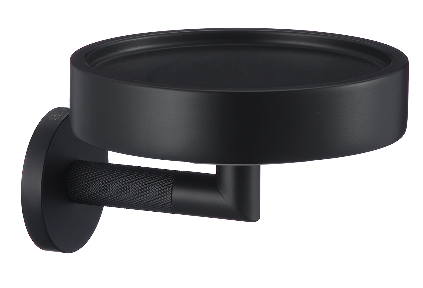 19520-C Мыльница кварил.  (ЧЕРНЫЙ) GANZER  (10/1шт)