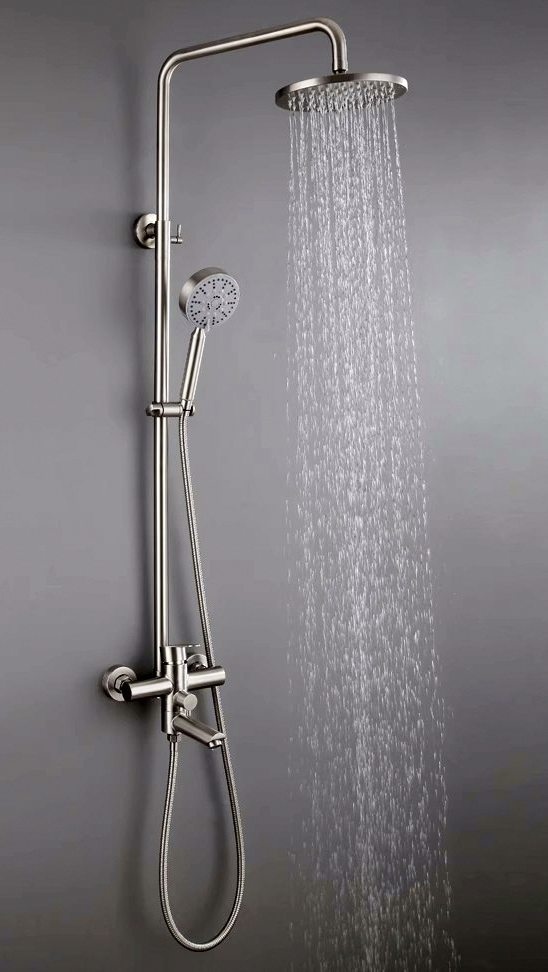 33032-G Од. душ. система из НЕРЖ. (САТИН)  HANSEN (4/1шт)