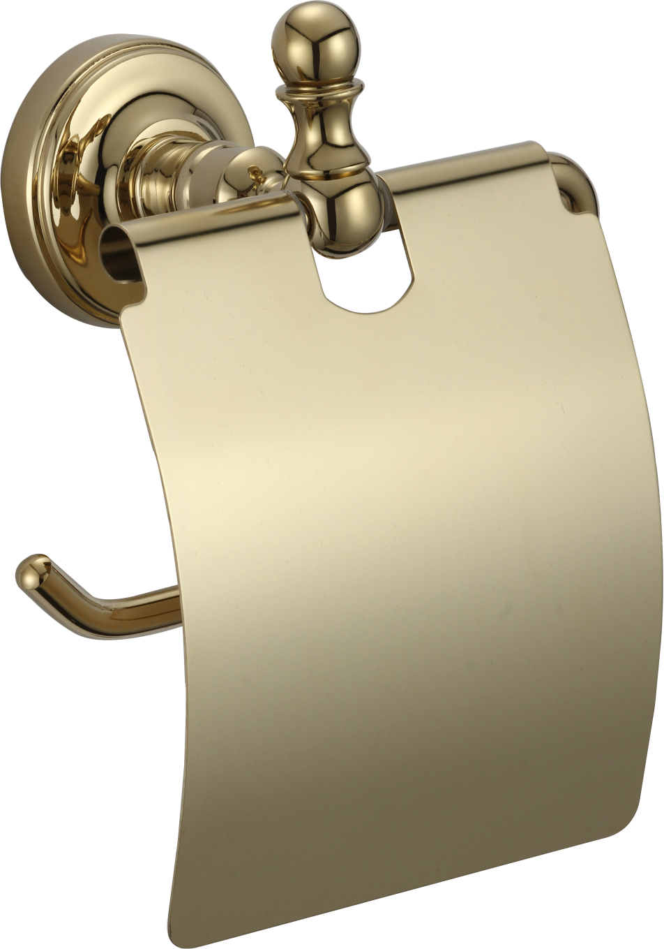 31030-E Б/держатель с крышкой (ЗОЛОТО) GANZER (20/1шт)