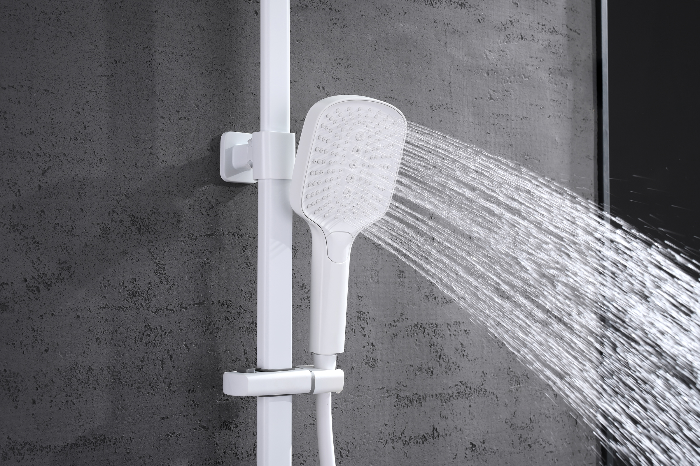 12163-F Душевая система (БЕЛЫЙ) GANZER (5/1шт)