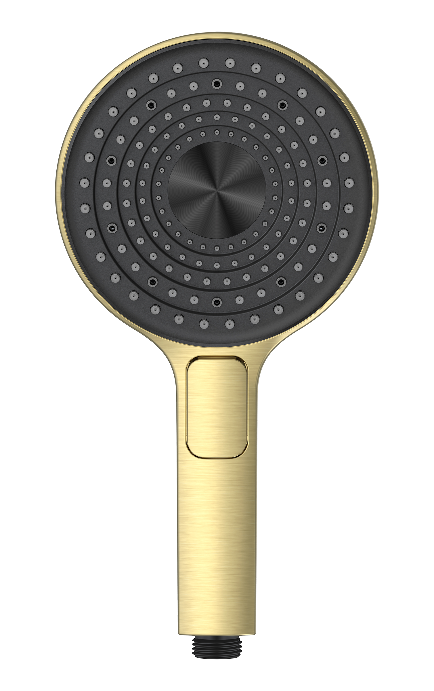 3029-S Лейка массажная 3 позиции, кнопка (Мат. Золото) GANZER  (56/1шт)