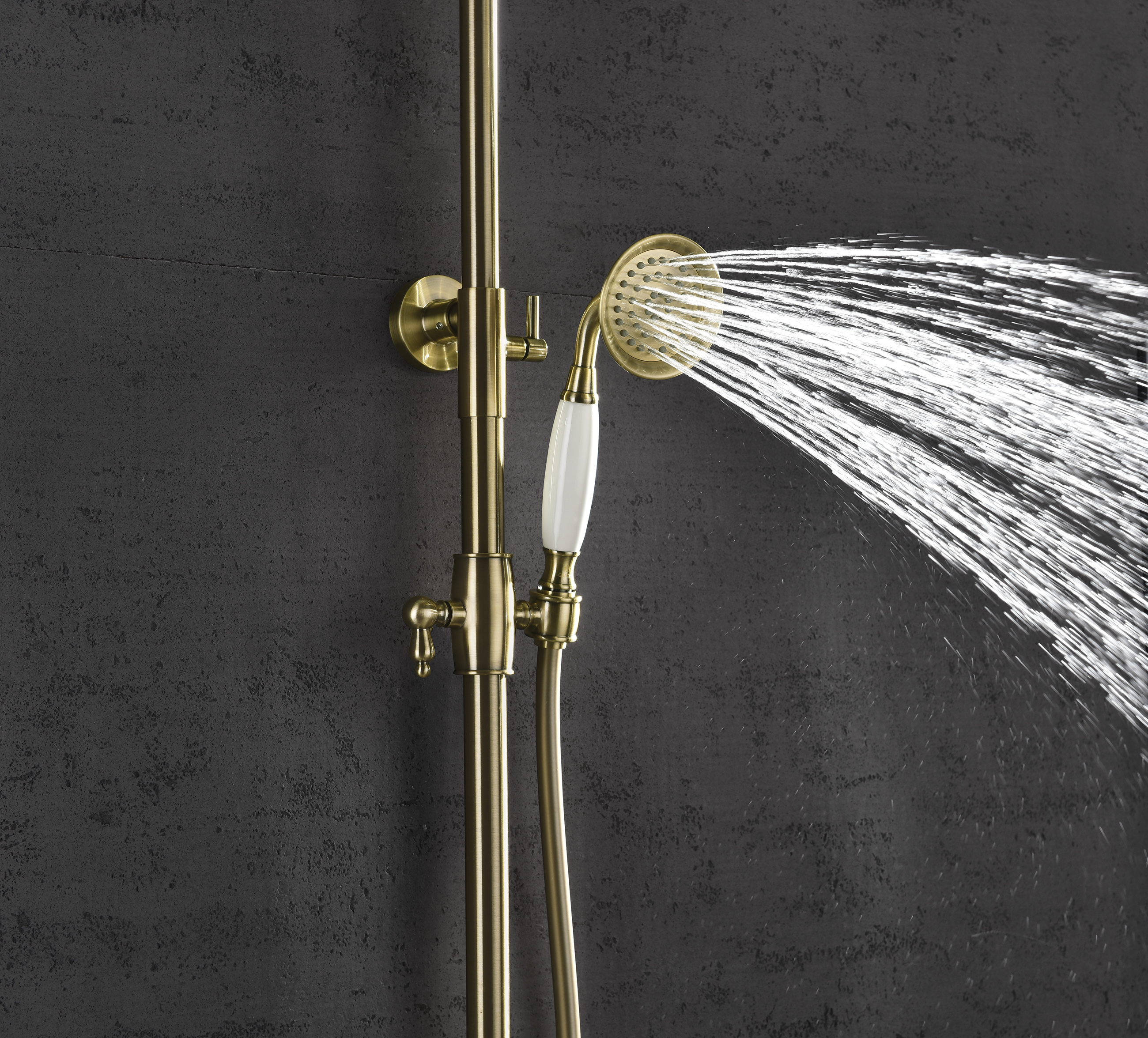 77161-D Душевая система (БРОНЗА) GANZER (4/1шт)