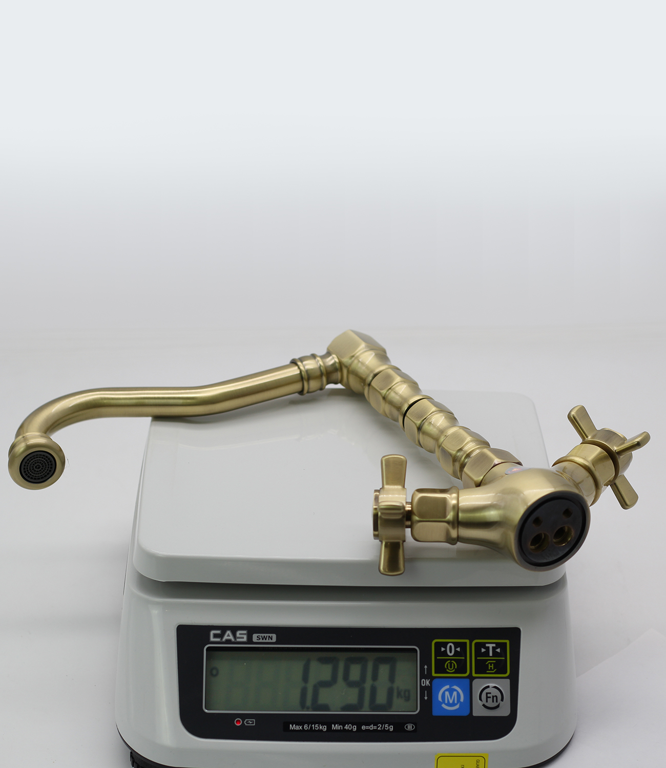 15022-D Смеситель двухвент для кухни БРОНЗ GANZER (10/1шт)