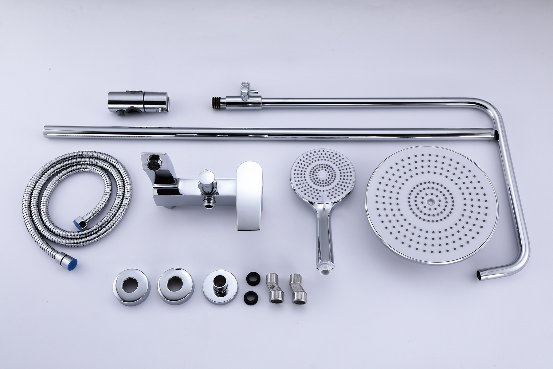 33009 Однорукий душевой релинг (ХРОМ)  HANSEN  (5/1шт)